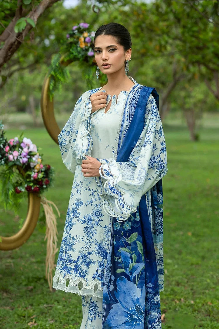 EPB-7B FIORI D'AVORIO | Elaf Premium  | Bridgerton Prints Lawn Collection 2026