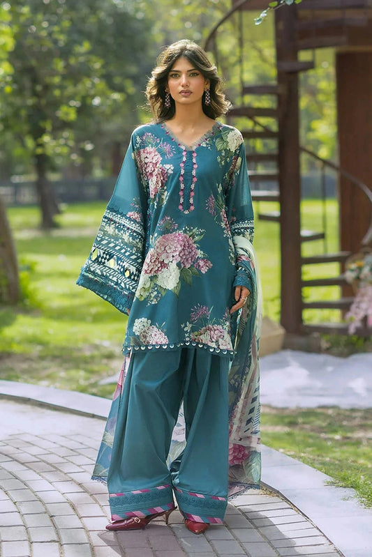 EPB-8A ELOISE | Elaf Premium  | Bridgerton Prints Lawn Collection 2026