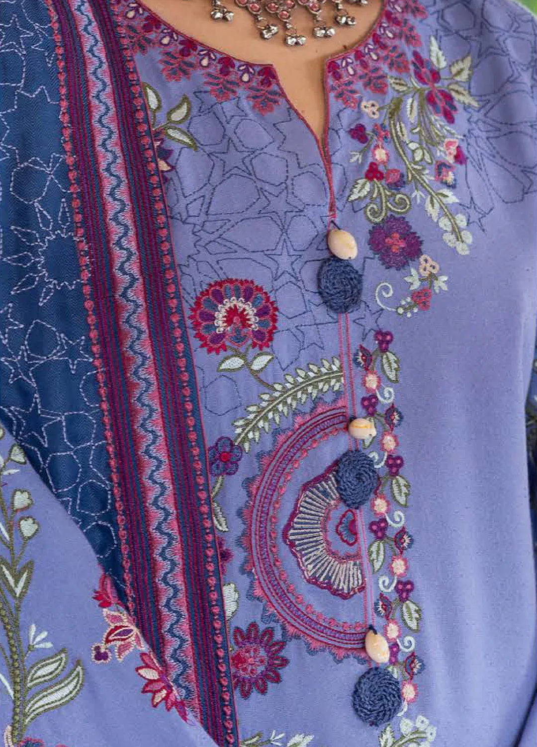 RIVER HUSH | Mushq | Symphony Hemline Karandi Winter Collection 2025