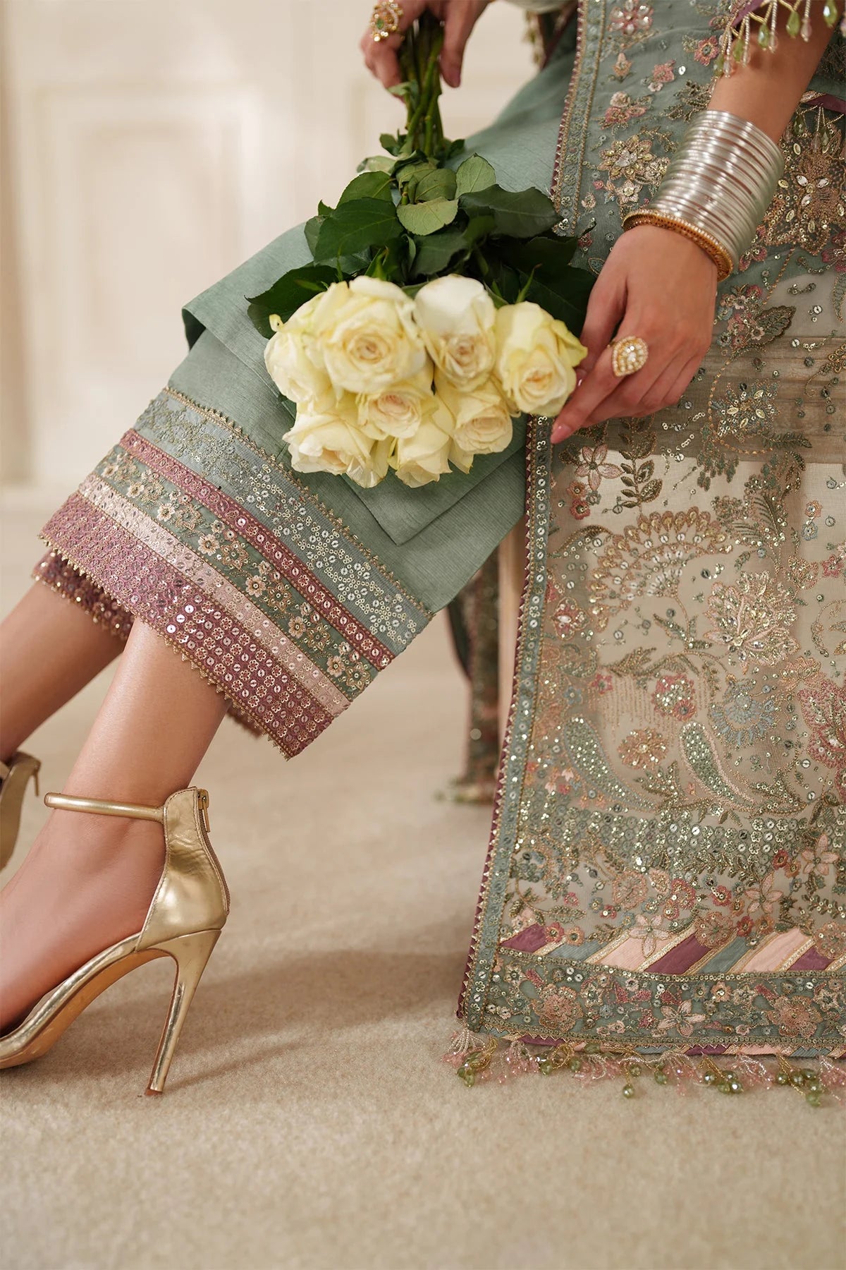 CH14-06 | Baroque Chantelle Unstitched Collection 2025