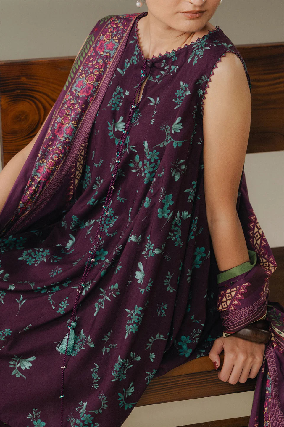 WILD FERN-2B | Coco Prints Winter Collection 2025