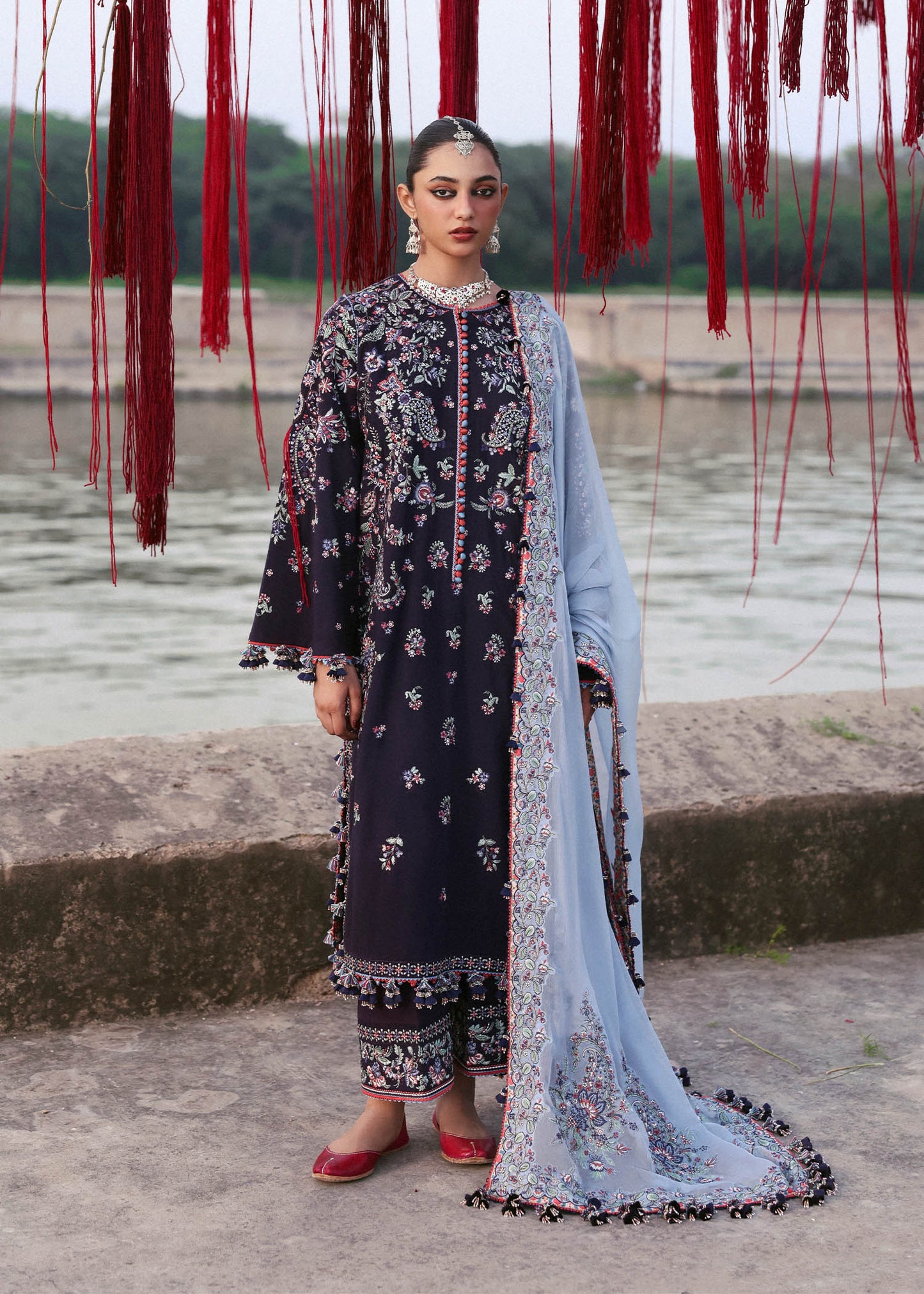 Rouge | Hussain Rehar Karandi Unstitched Collection 2025