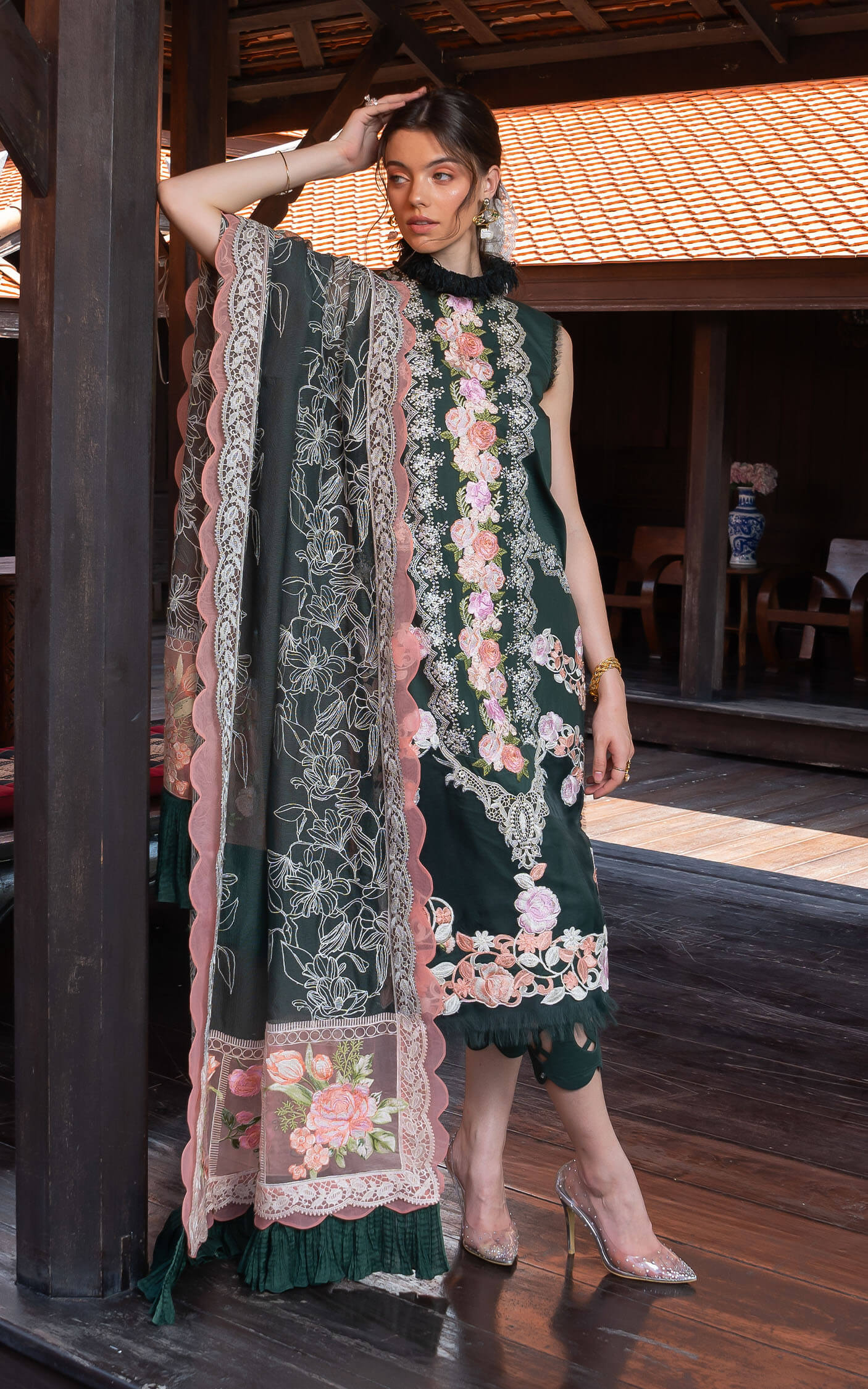 CHARISMA (RRL-03) | Asifa & Nabeel | Rosemary and Ruffles Luxury Lawn 2024