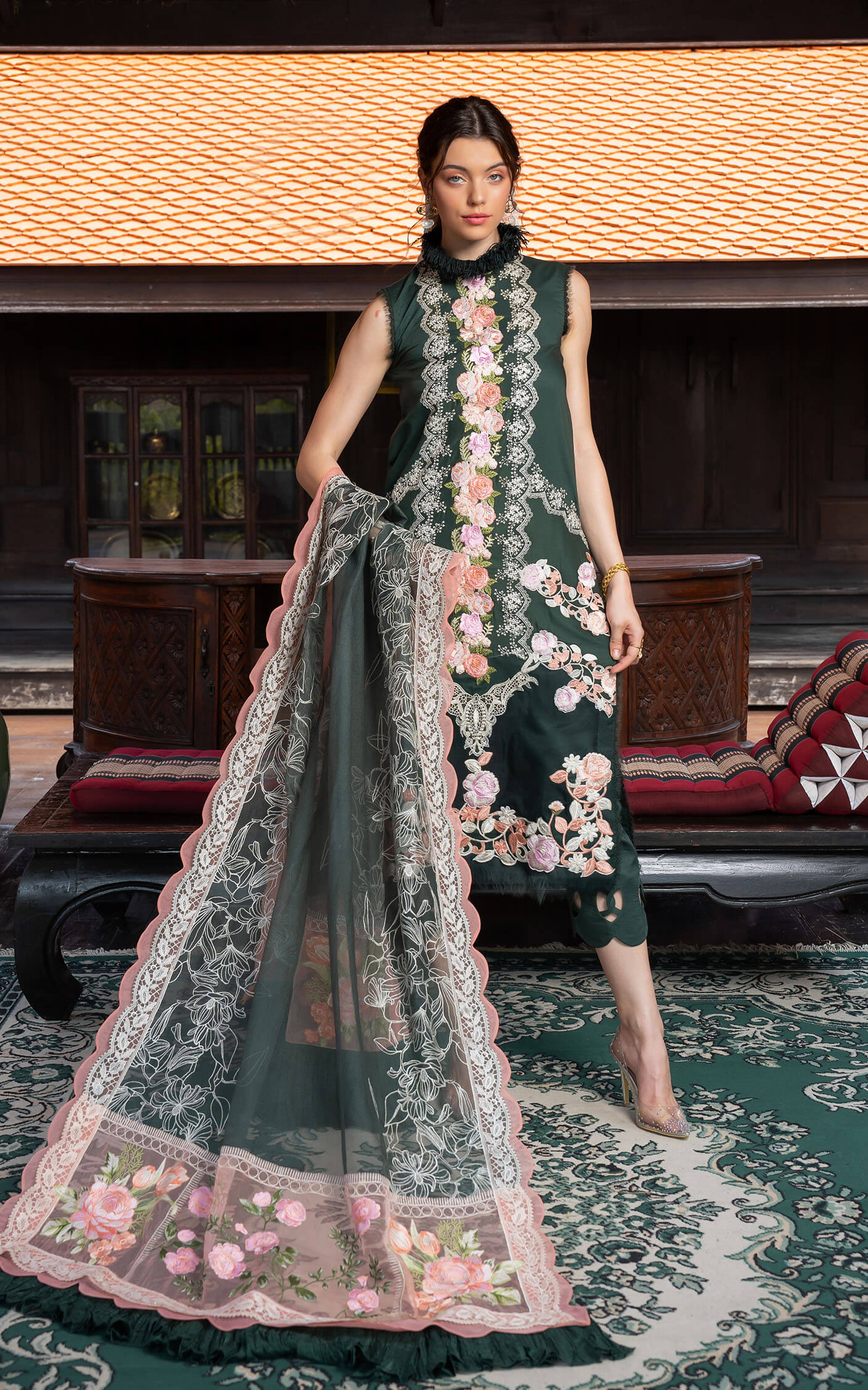 CHARISMA (RRL-03) | Asifa & Nabeel | Rosemary and Ruffles Luxury Lawn 2024