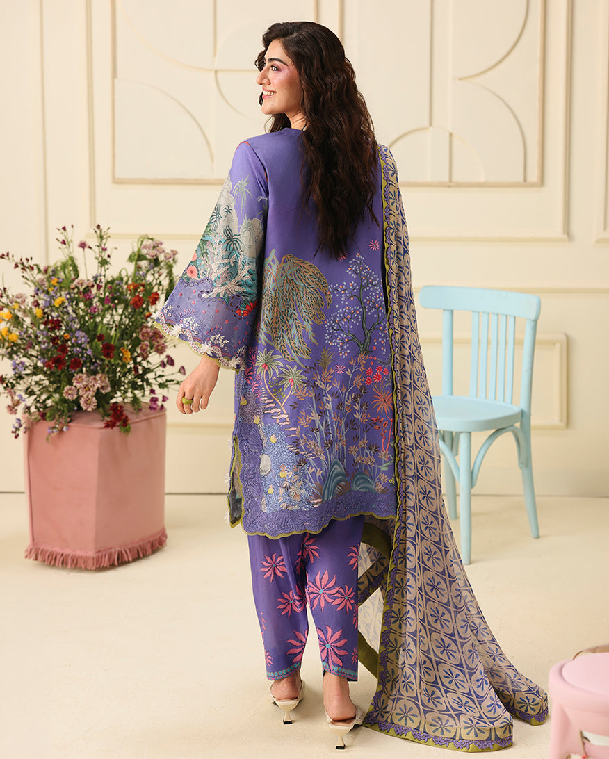 Camellia Kiss | Mushq | Soleil Prints Lawn collection 2026