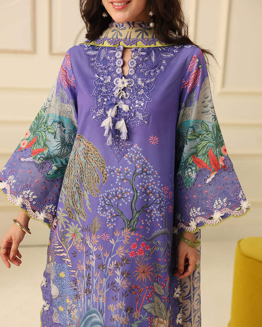 Camellia Kiss | Mushq | Soleil Prints Lawn collection 2026