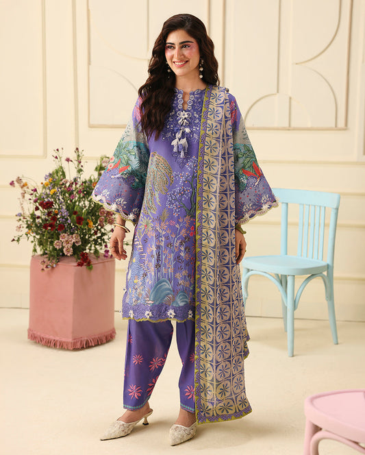 Camellia Kiss | Mushq | Soleil Prints Lawn collection 2026