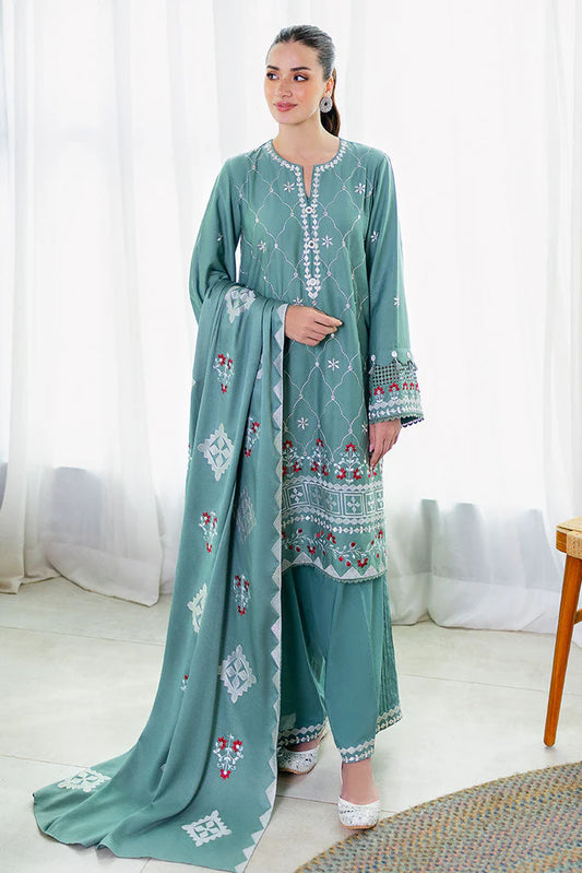 Cross Stitch Cotton Satin | Design Sage Loom | Unstitched Collection 2025