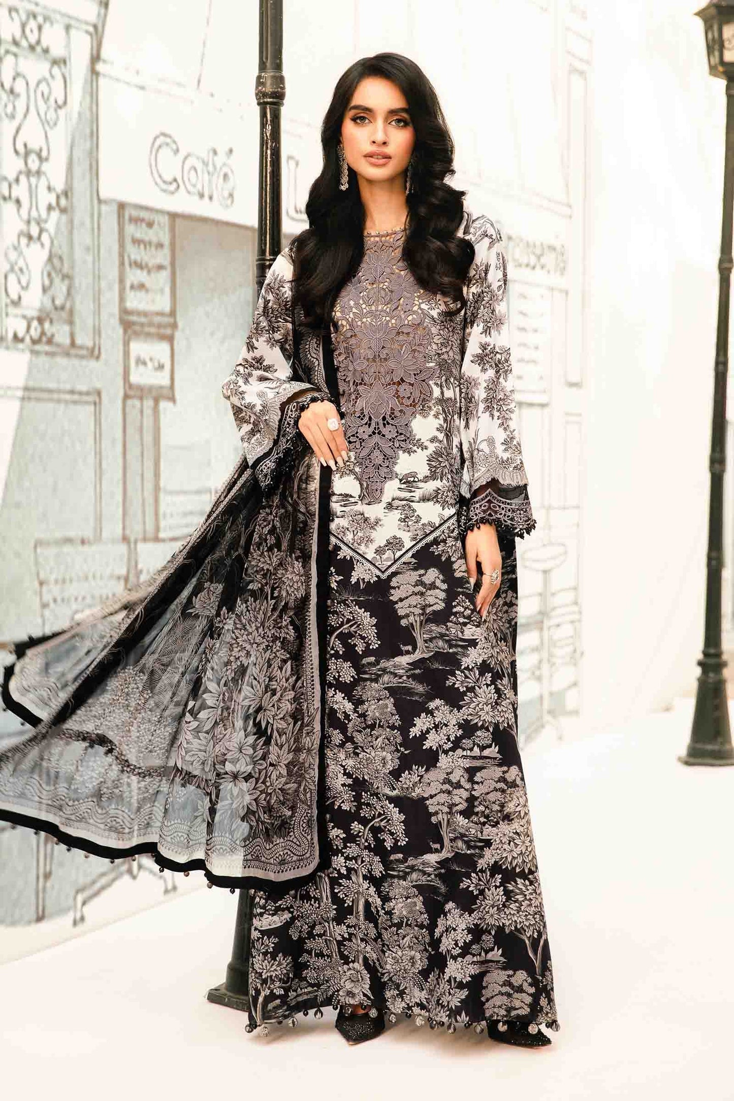 MPT-2608-B | Maria B | Mprints Summer Lawn 2025