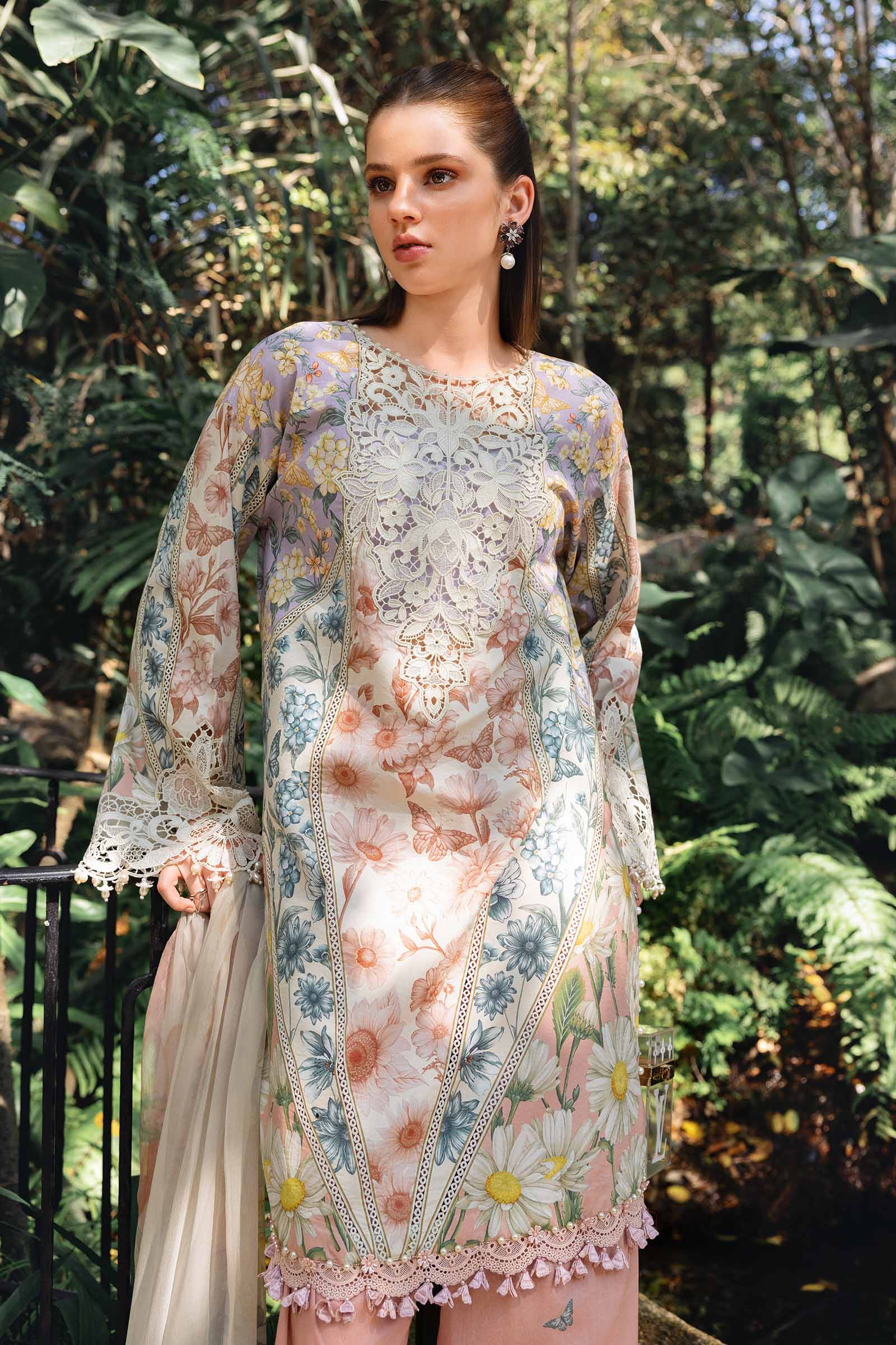 MPT-2910-B | Maria B |Safari Scape Mprints Spring Summer Lawn  Collection 2026
