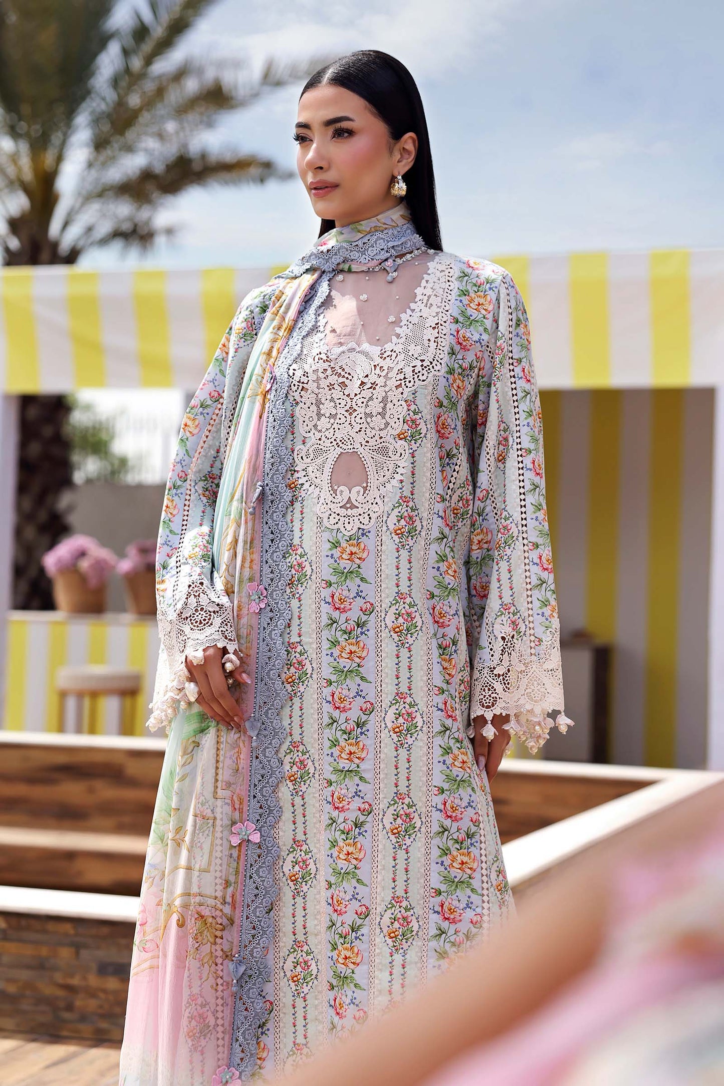MPT-3010-B | Maria B  | Mprints Sun Club Eid Edit Lawn Collection 2026