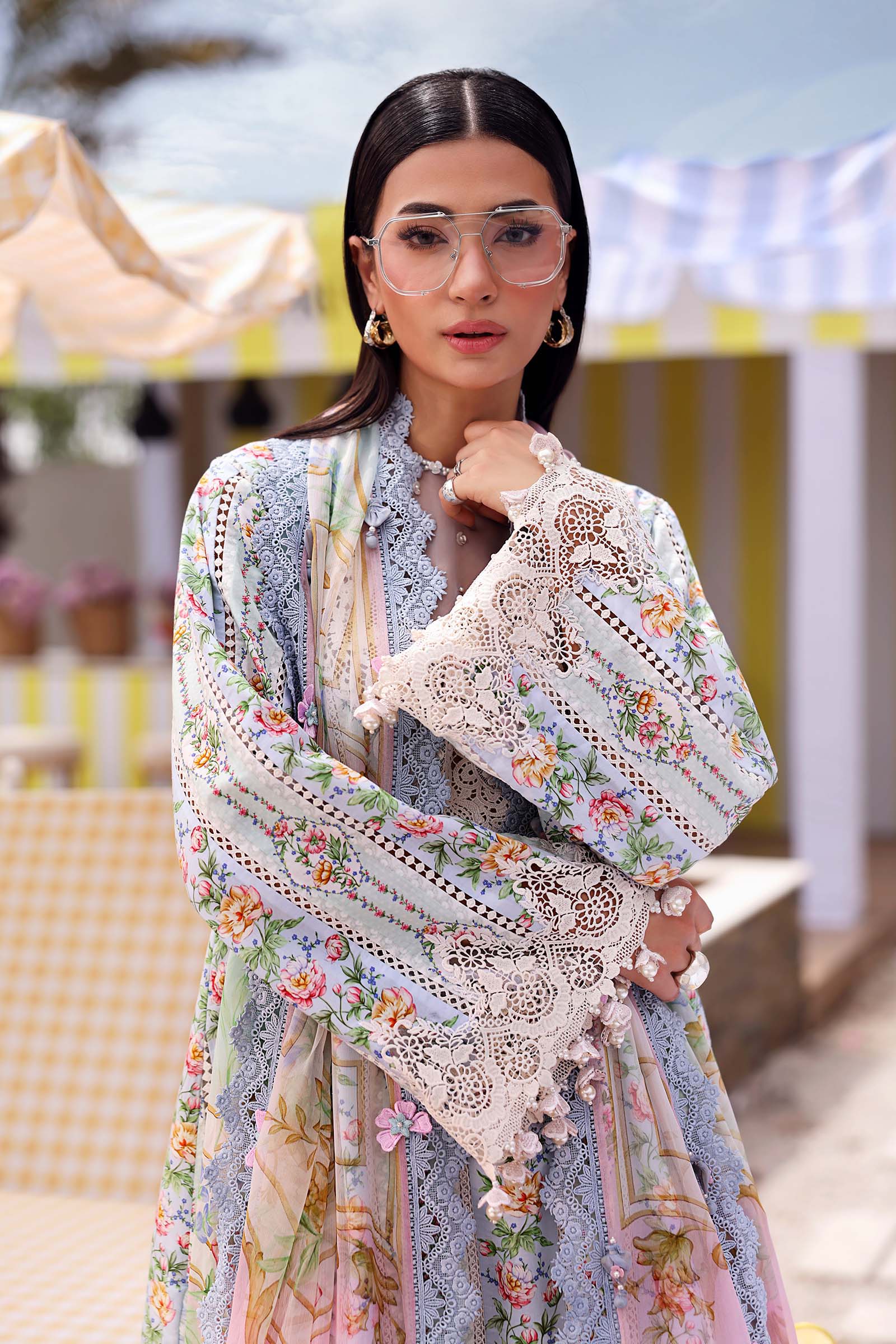 MPT-3010-B | Maria B  | Mprints Sun Club Eid Edit Lawn Collection 2026
