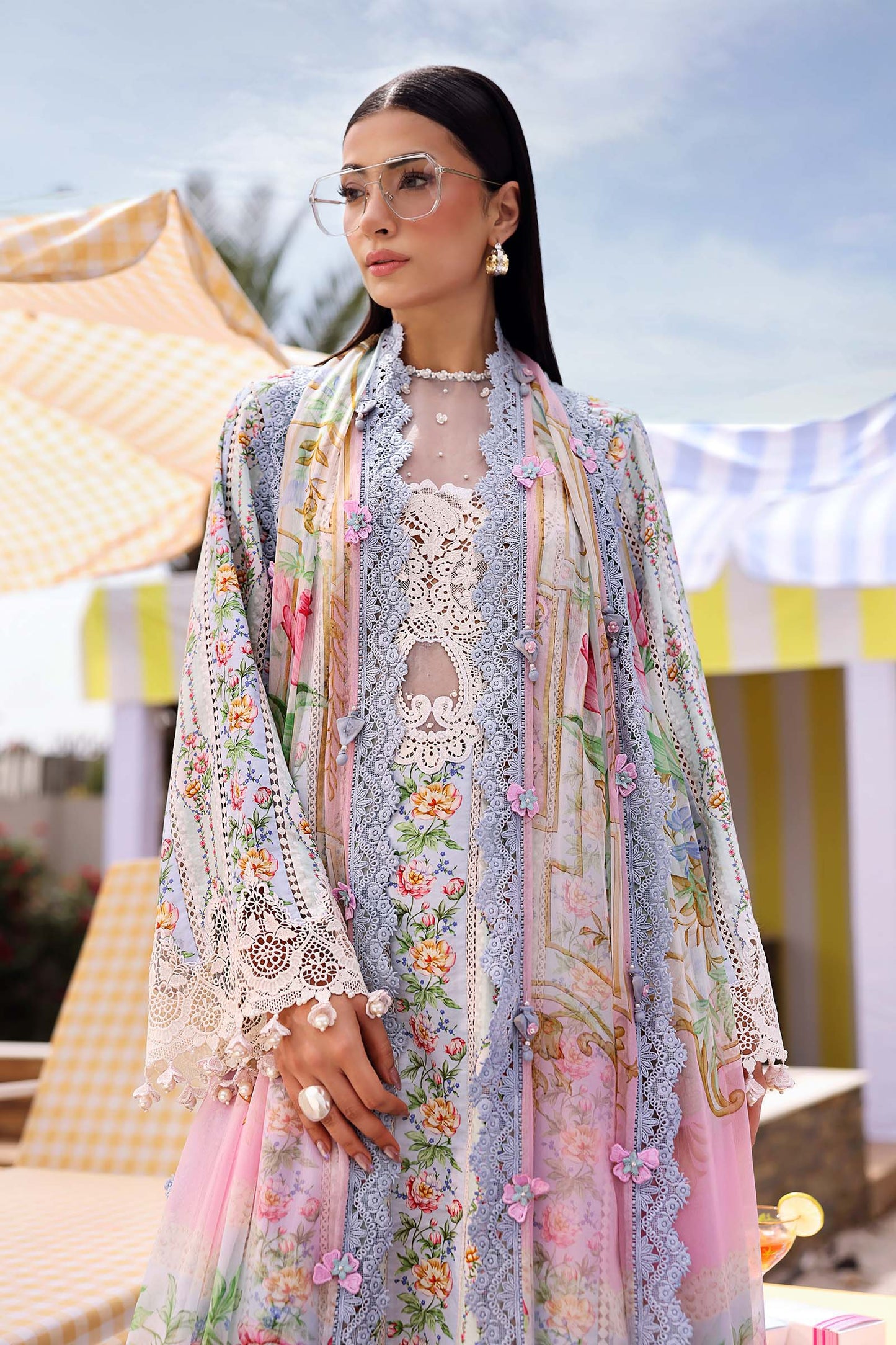 MPT-3010-B | Maria B  | Mprints Sun Club Eid Edit Lawn Collection 2026