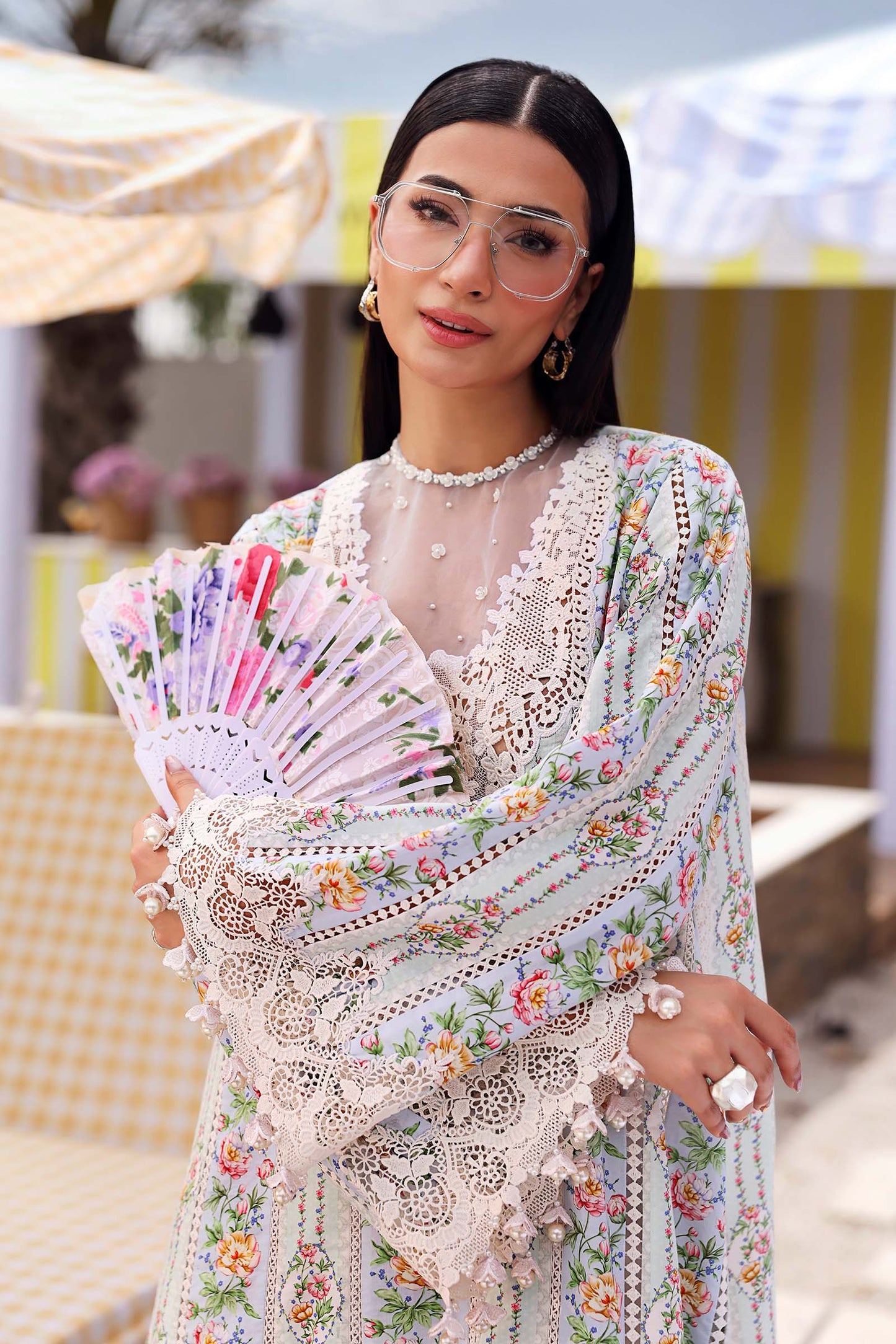 MPT-3010-B | Maria B  | Mprints Sun Club Eid Edit Lawn Collection 2026
