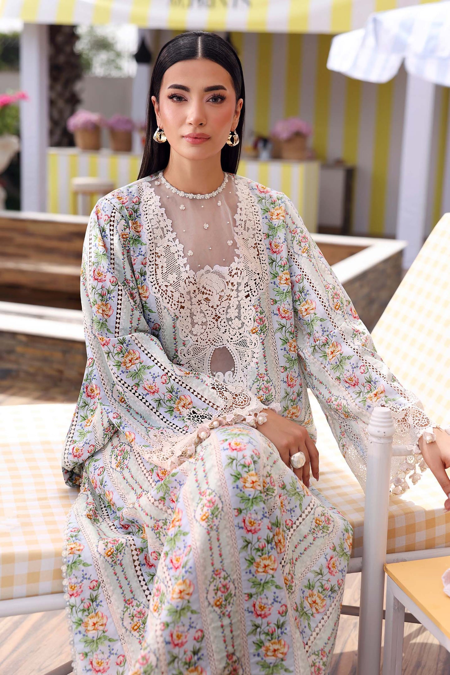 MPT-3010-B | Maria B  | Mprints Sun Club Eid Edit Lawn Collection 2026