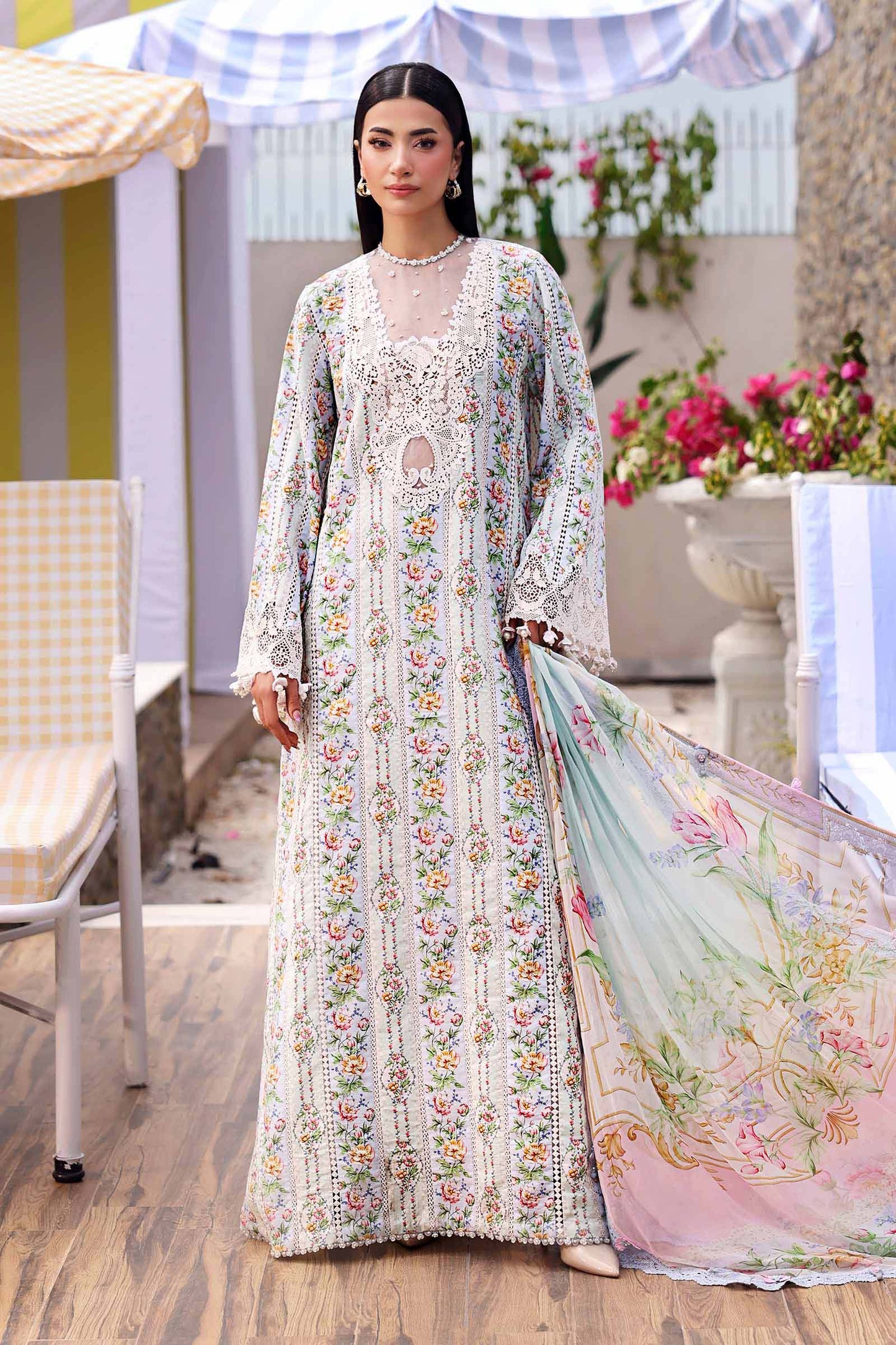 MPT-3010-B | Maria B  | Mprints Sun Club Eid Edit Lawn Collection 2026