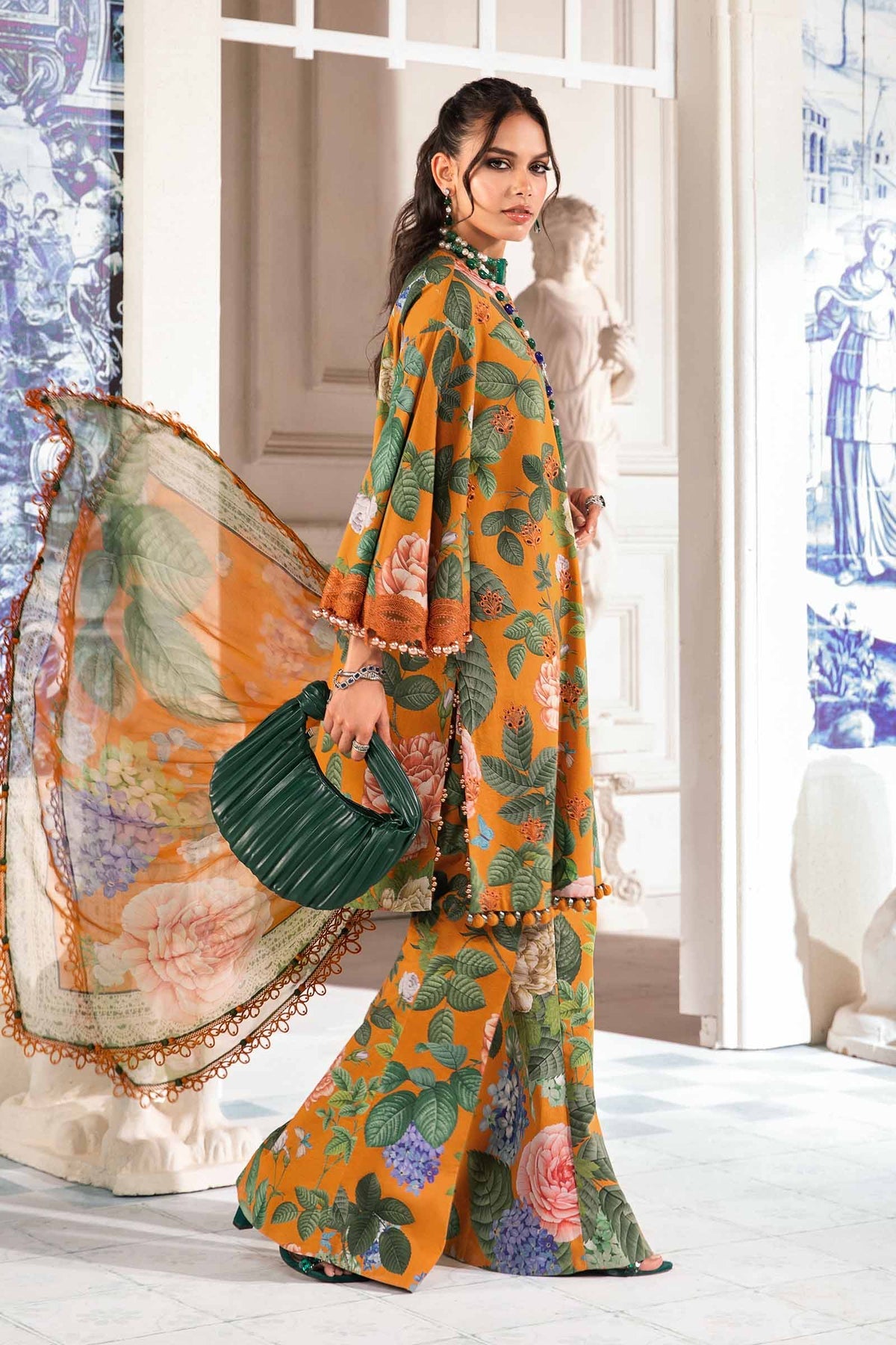 MPT-2210-B | Maria B | Unstitched Mprints Collections 2024