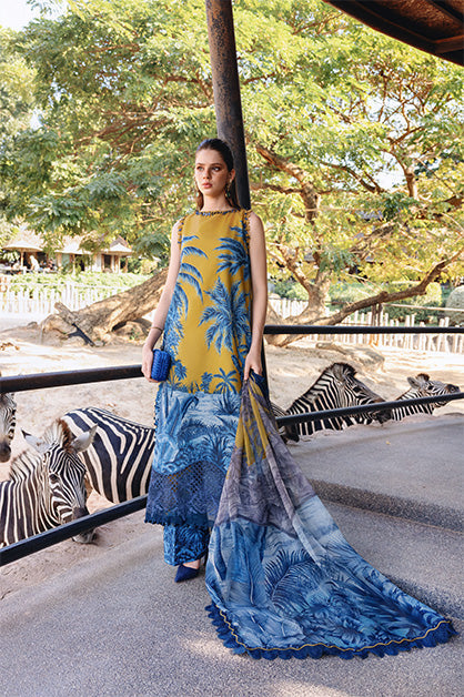MPT-2911-A | Maria B |Safari Scape Mprints Spring Summer Lawn  Collection 2026