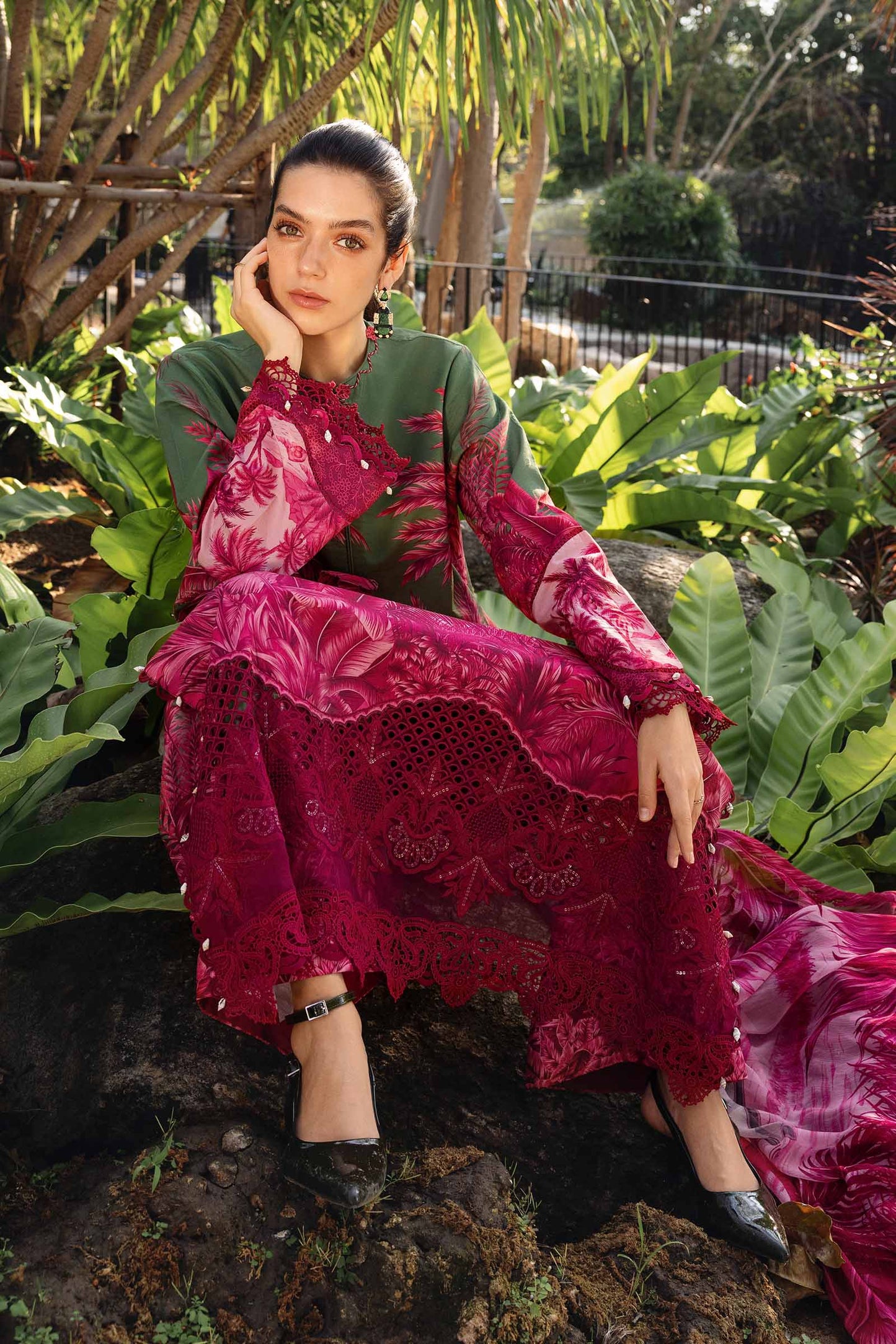 MPT-2911-B | Maria B |Safari Scape Mprints Spring Summer Lawn  Collection 2026