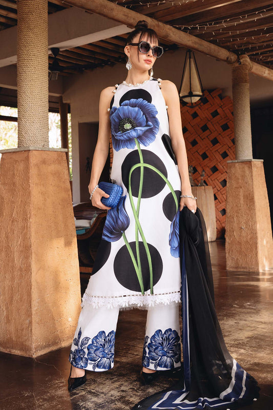 MPT-2913-A | Maria B |Safari Scape Mprints Spring Summer Lawn  Collection 2026