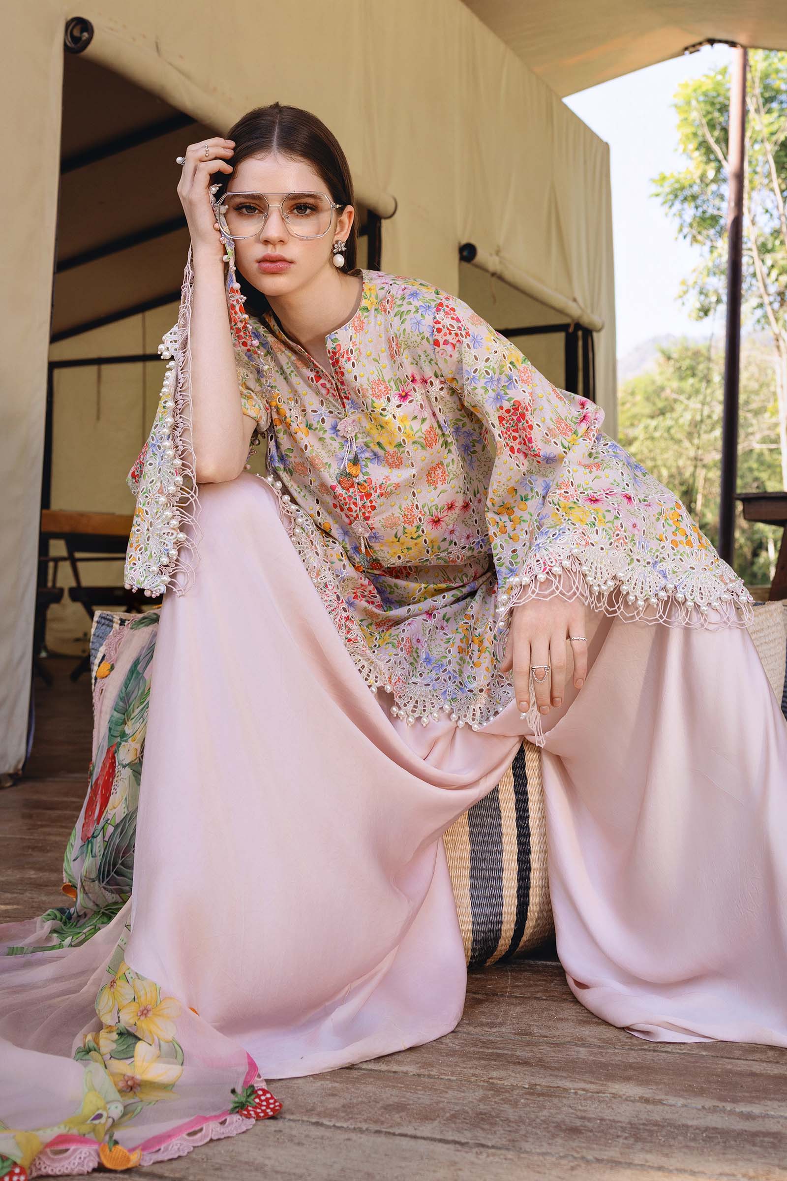 MPT-2914-A | Maria B |Safari Scape Mprints Spring Summer Lawn  Collection 2026