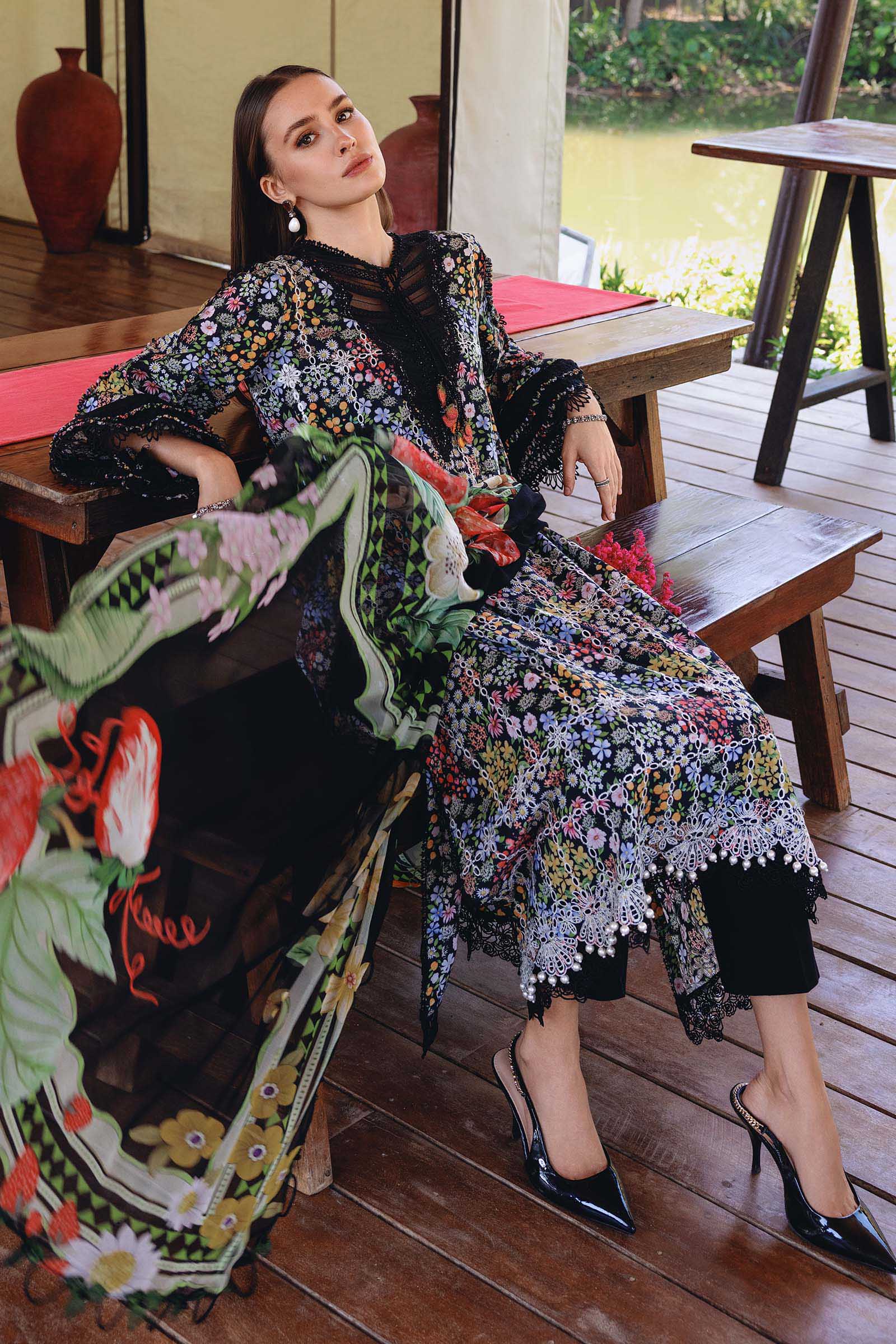 MPT-2914-B | Maria B |Safari Scape Mprints Spring Summer Lawn  Collection 2026