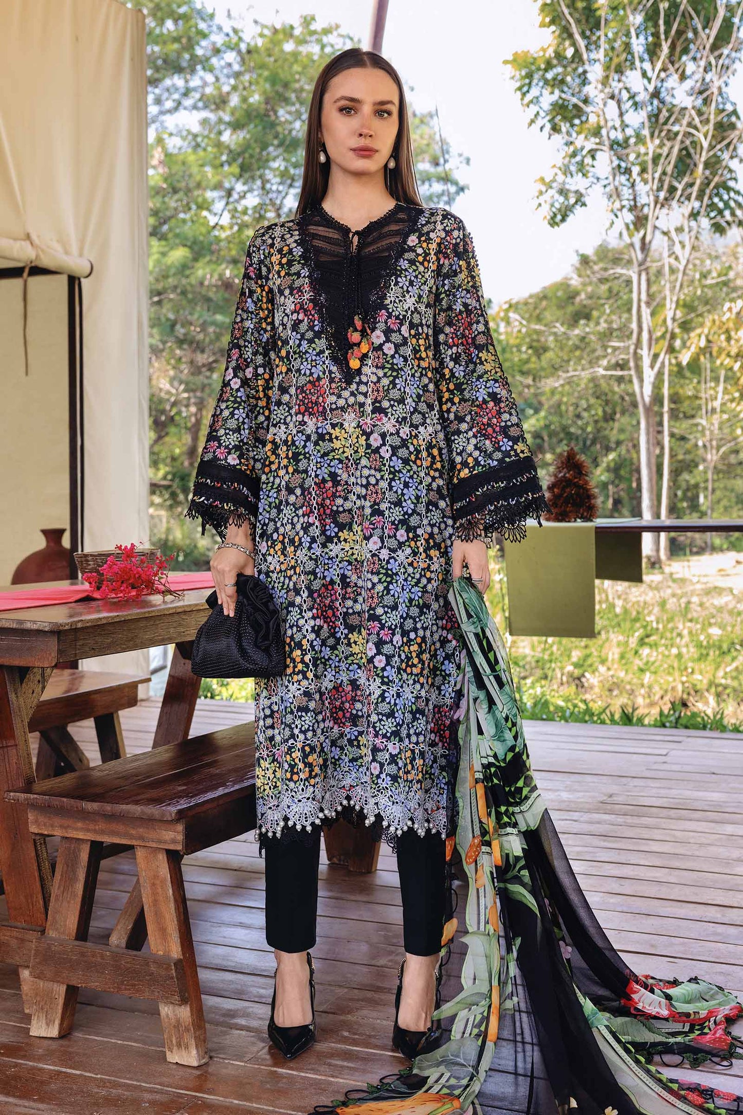 MPT-2914-B | Maria B |Safari Scape Mprints Spring Summer Lawn  Collection 2026