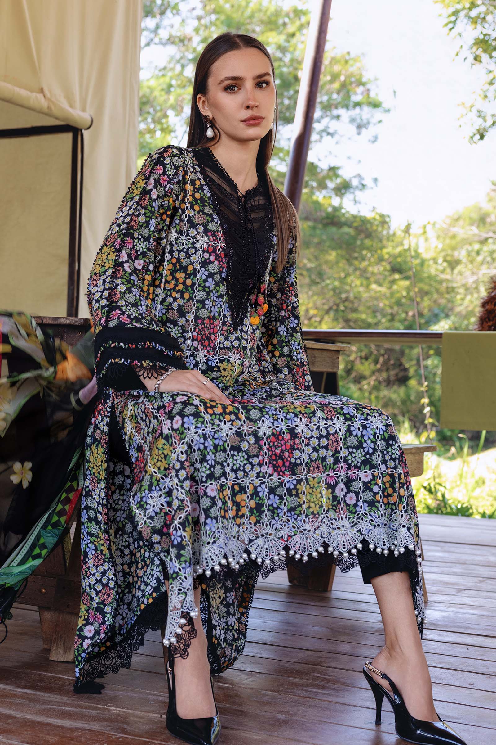 MPT-2914-B | Maria B |Safari Scape Mprints Spring Summer Lawn  Collection 2026