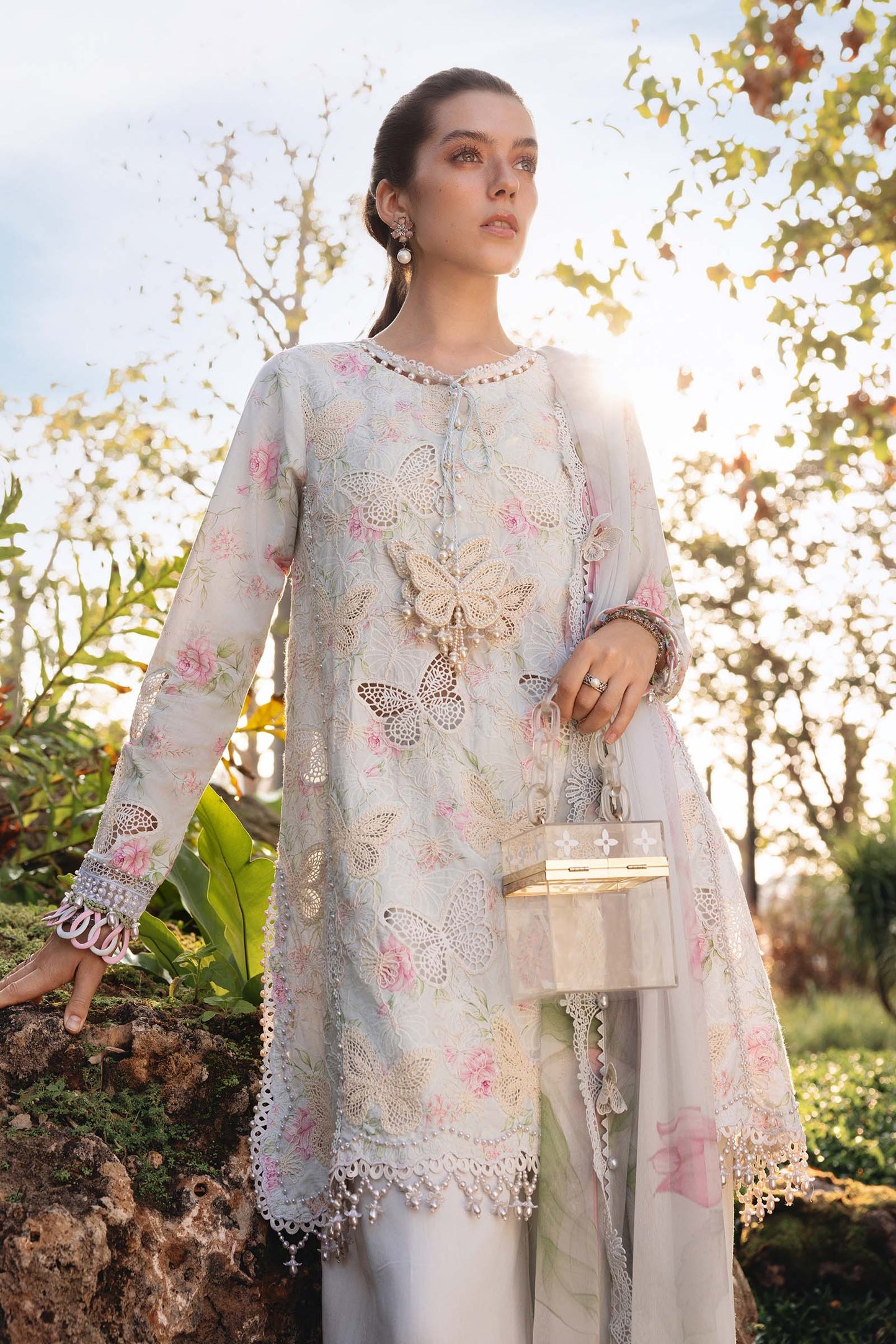 MPT-2901-A | Maria B |Safari Scape Mprints Spring Summer Lawn  Collection 2026 