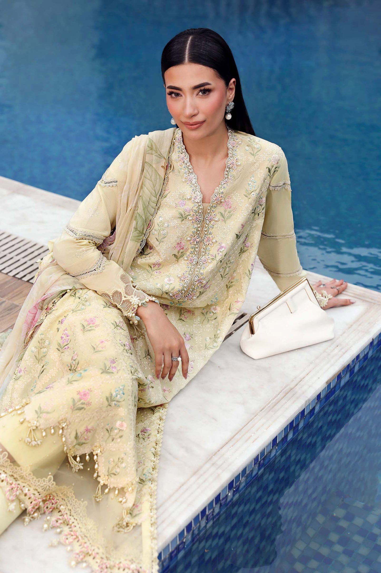 MPT-3001-A | Maria B  | Mprints Sun Club Eid Edit Lawn Collection 2026
