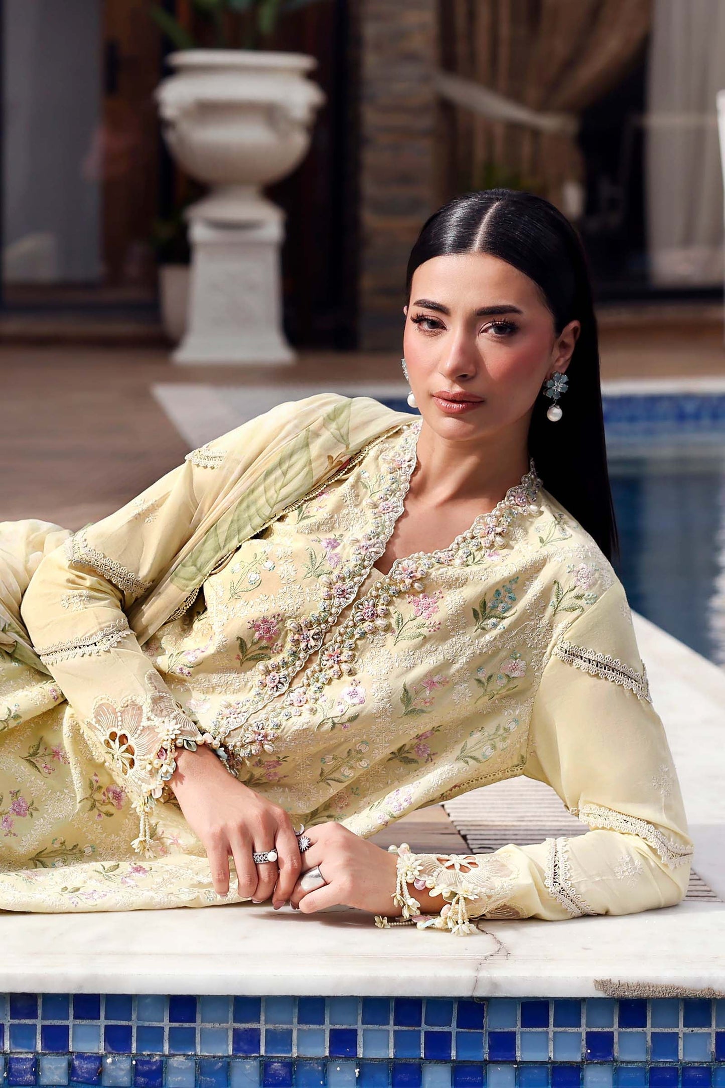 MPT-3001-A | Maria B  | Mprints Sun Club Eid Edit Lawn Collection 2026