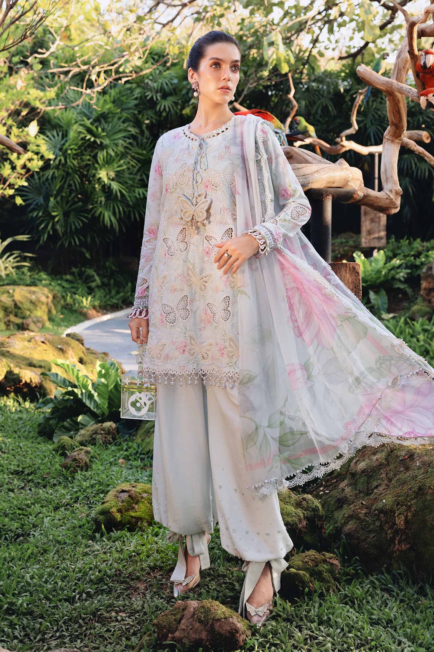 MPT-2901-A | Maria B |Safari Scape Mprints Spring Summer Lawn  Collection 2026 