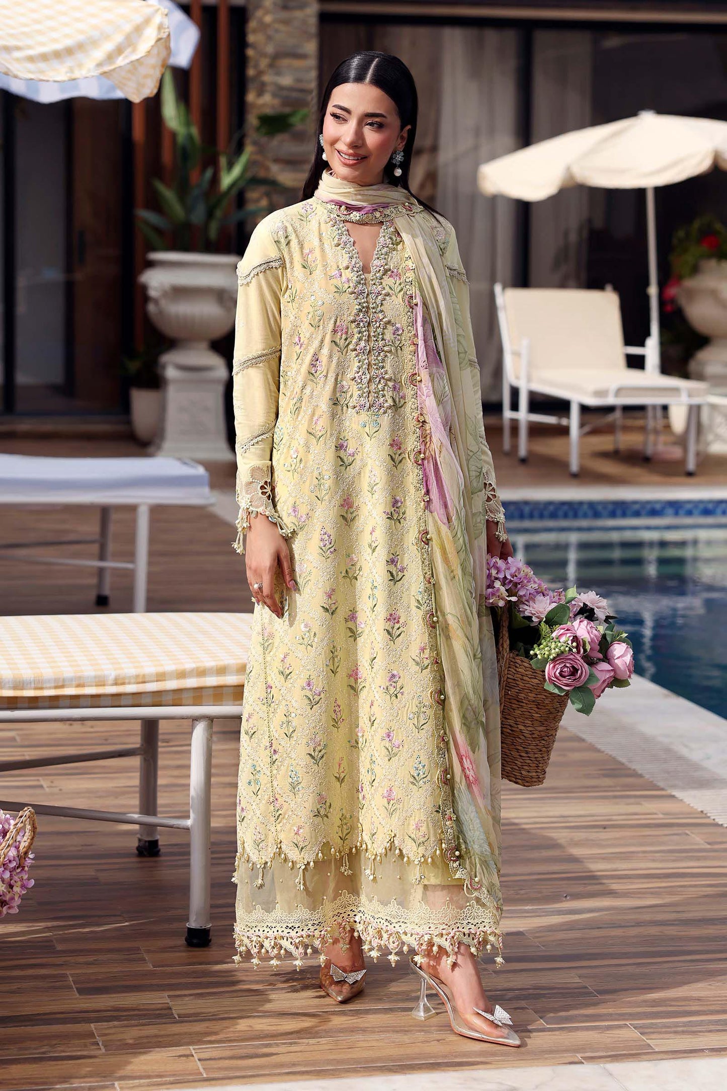 MPT-3001-A | Maria B  | Mprints Sun Club Eid Edit Lawn Collection 2026