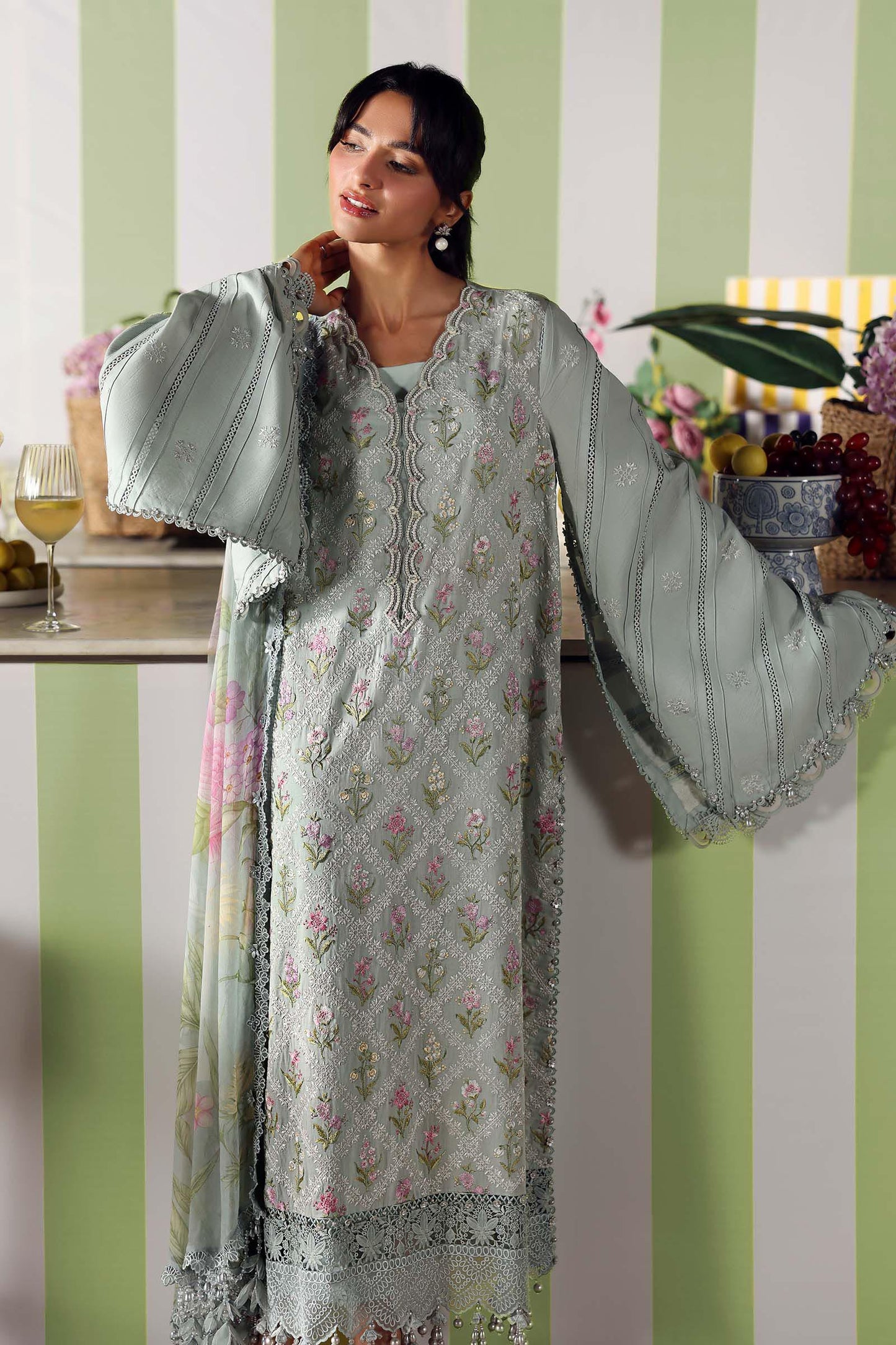 MPT-3001-B | Maria B  | Mprints Sun Club Eid Edit Lawn Collection 2026