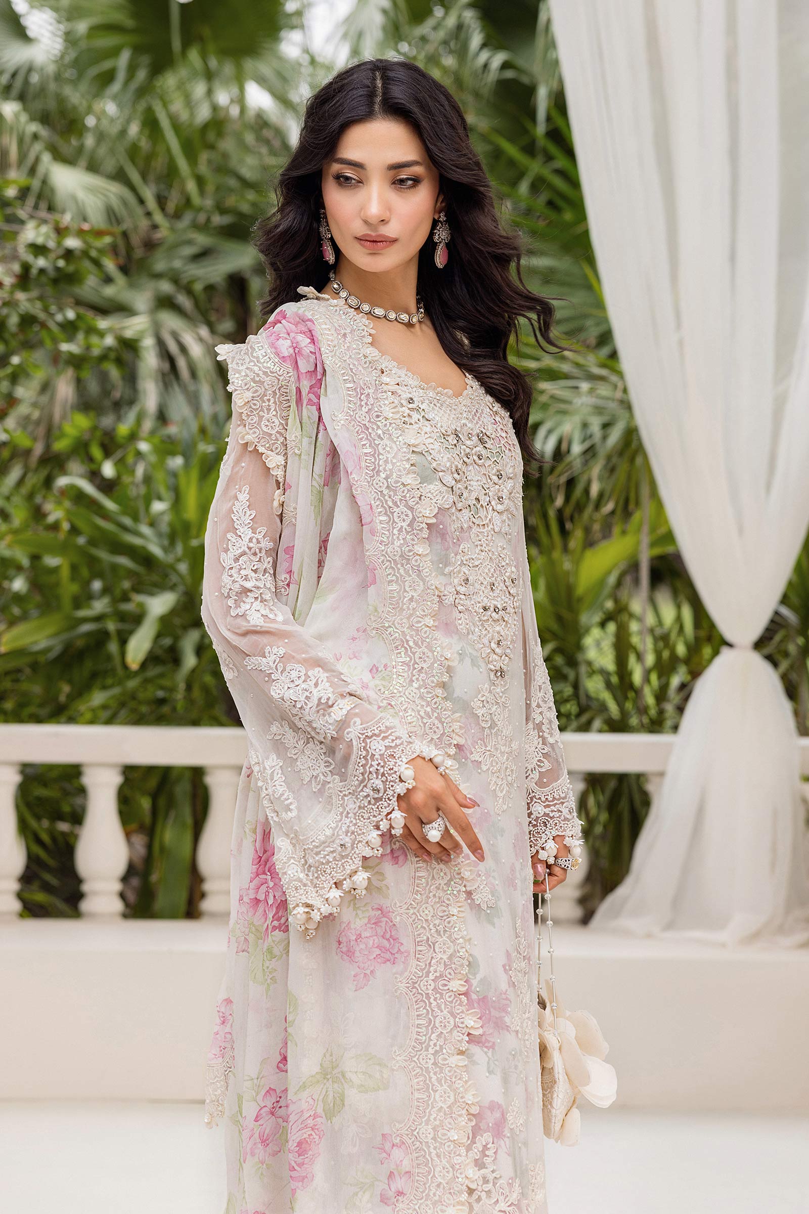 MPC-25-101 | Maria B | Unstitched Chiffons Collection 2025