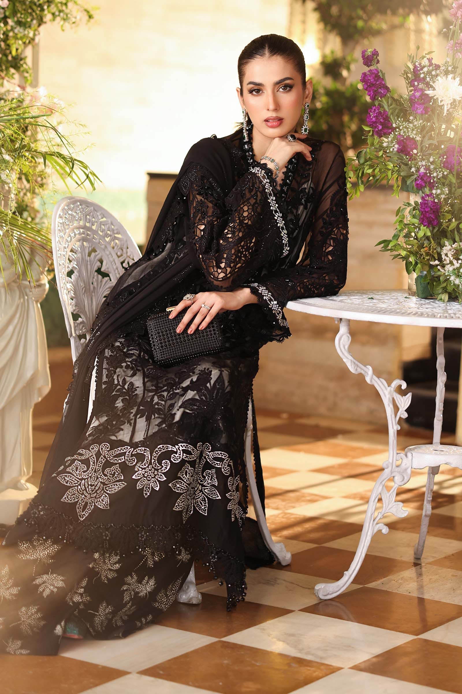 MPC-26-101 | Maria B | Tea Affair Embroidered Luxury Chiffon Collection 2026