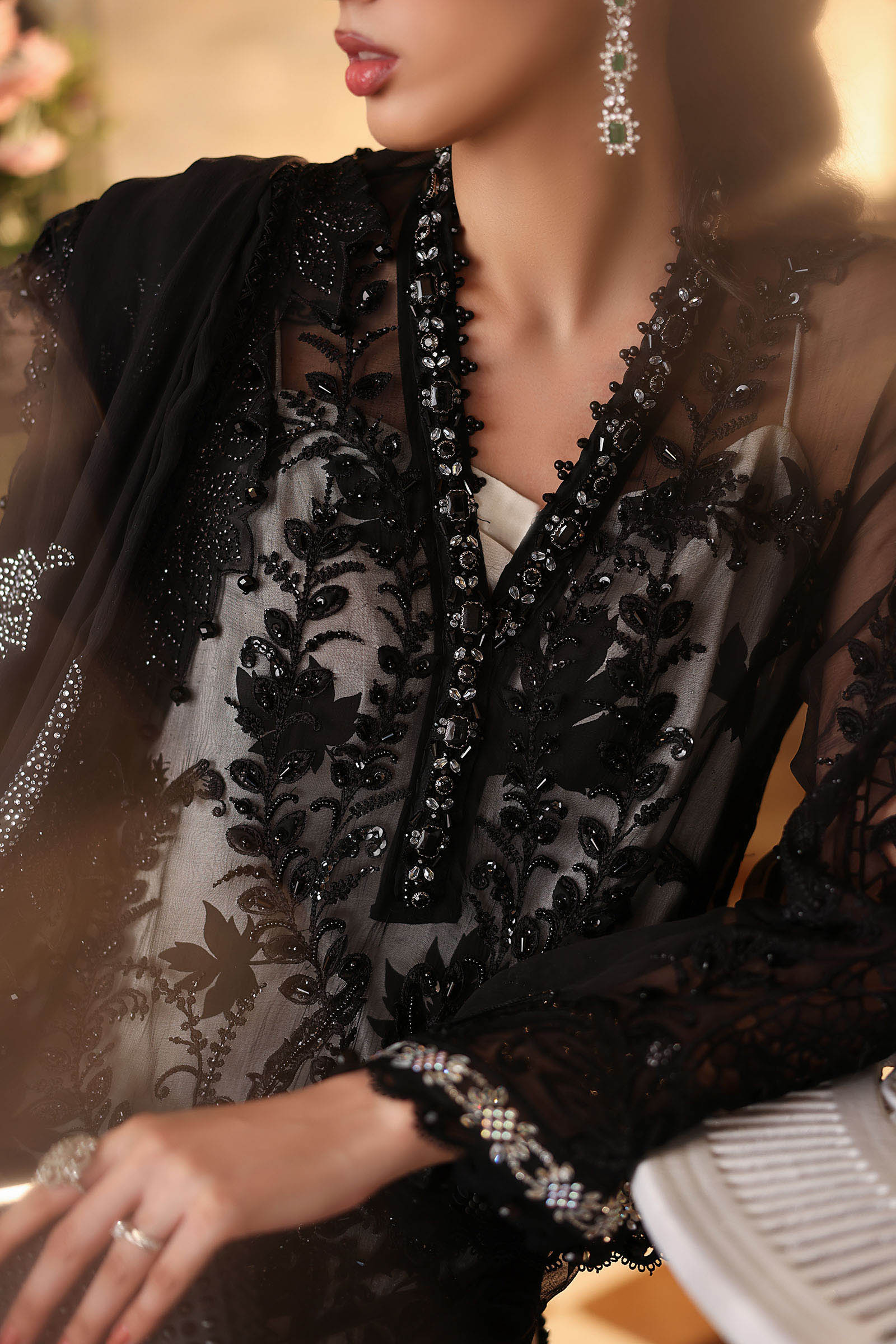 MPC-26-101 | Maria B | Tea Affair Embroidered Luxury Chiffon Collection 2026