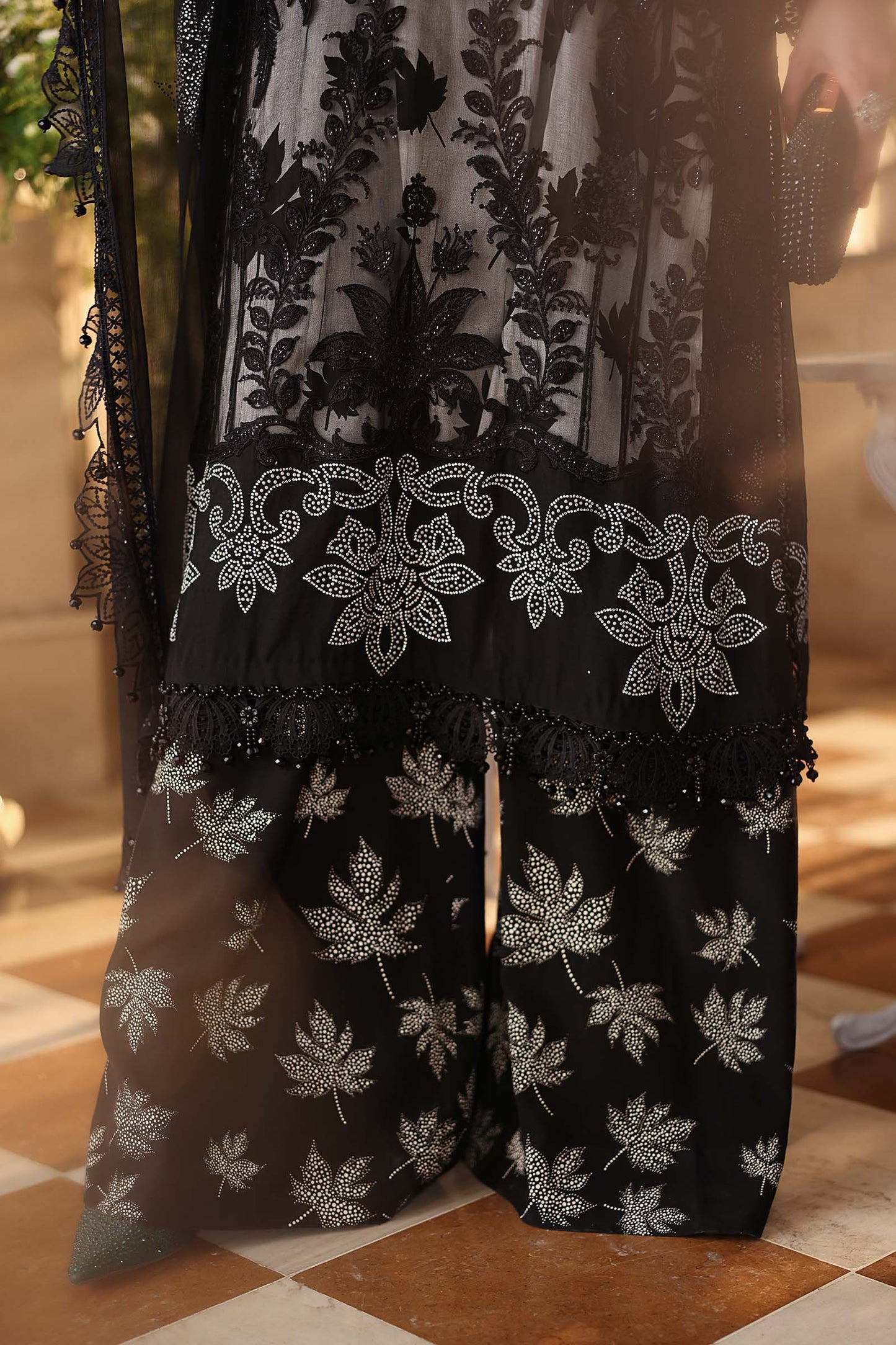 MPC-26-101 | Maria B | Tea Affair Embroidered Luxury Chiffon Collection 2026