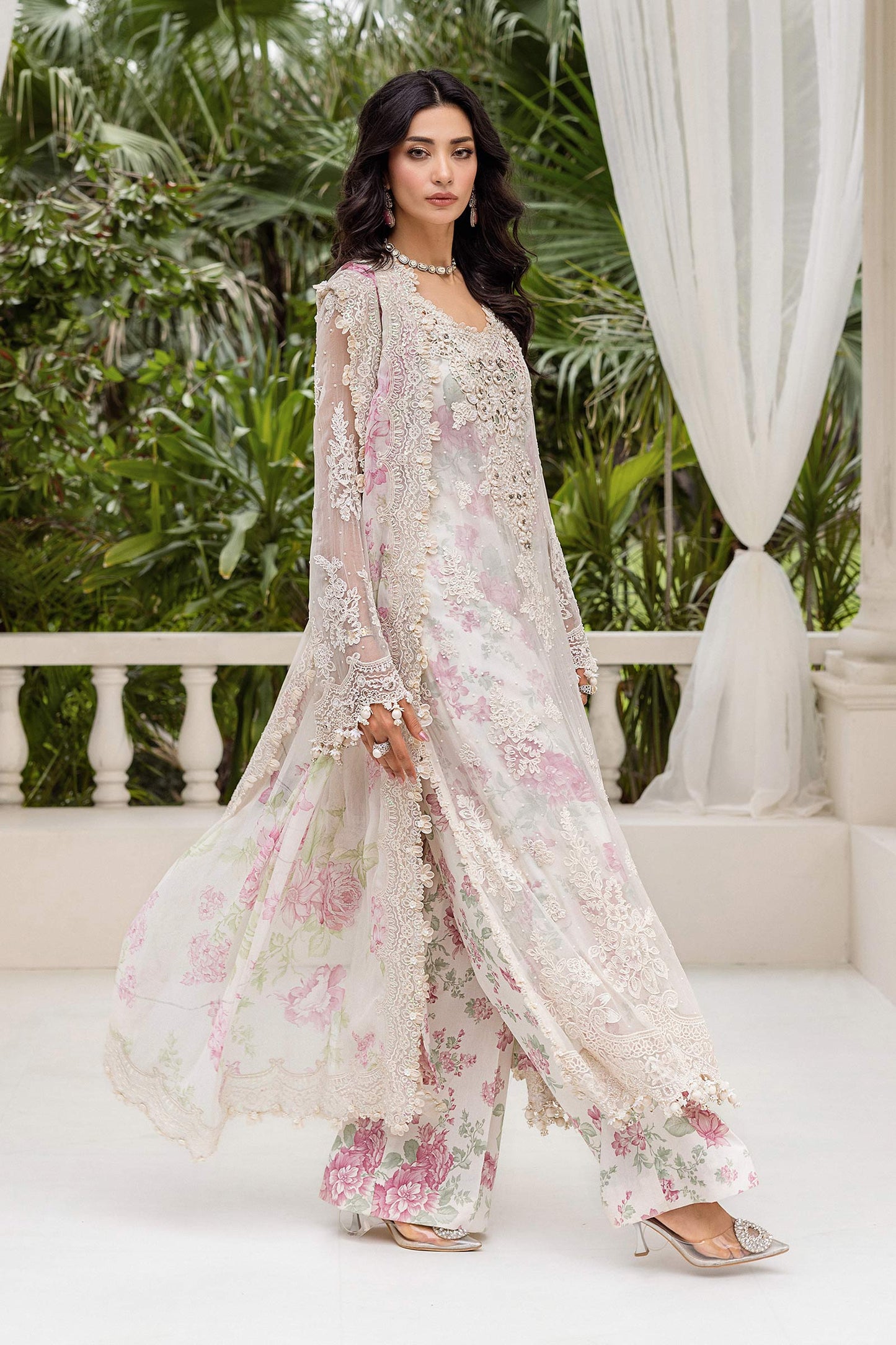 MPC-25-101 | Maria B | Unstitched Chiffons Collection 2025