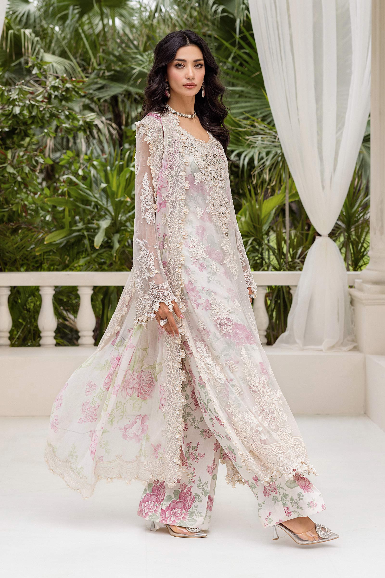 MPC-25-101 | Maria B | Unstitched Chiffons Collection 2025
