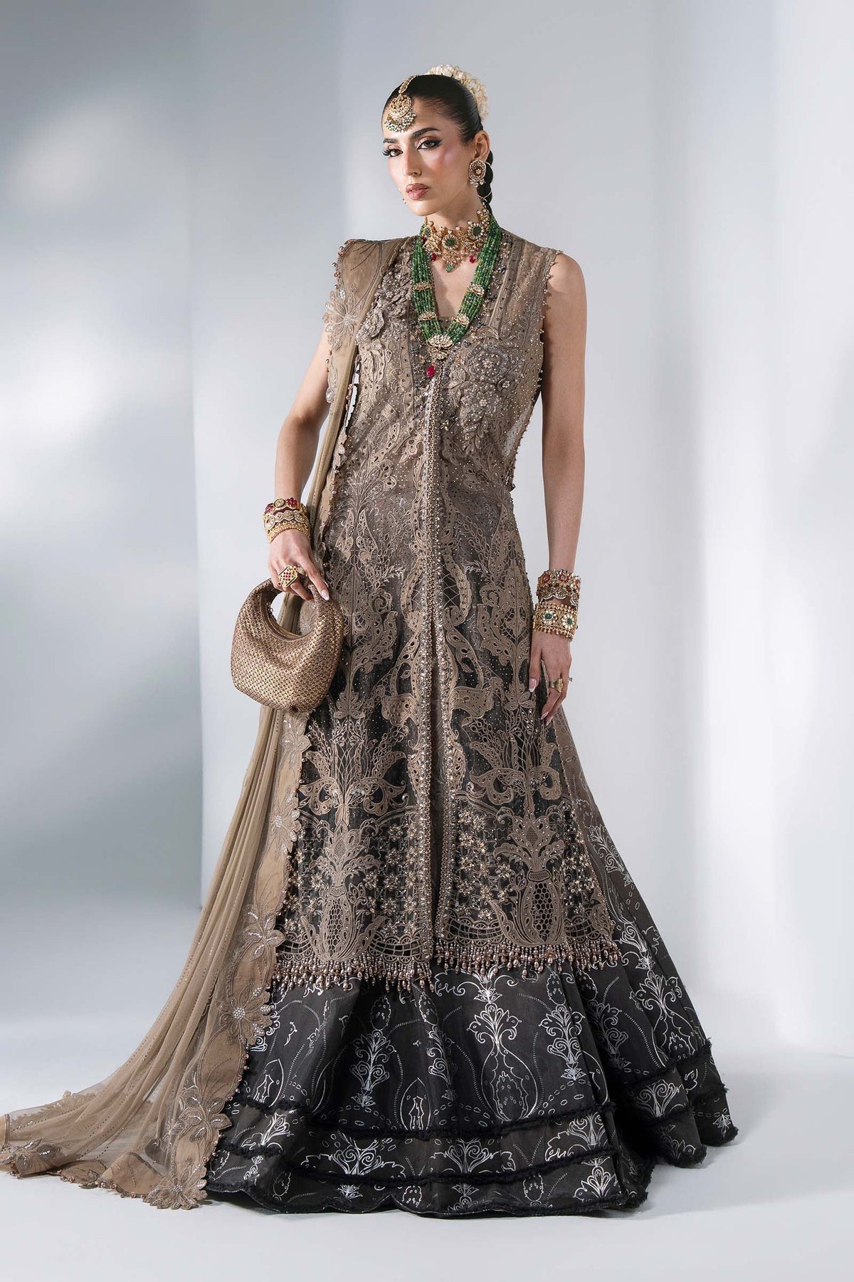 BD-3102 | Maria B | Mbroidered Wedding Unstitched Collection 2026