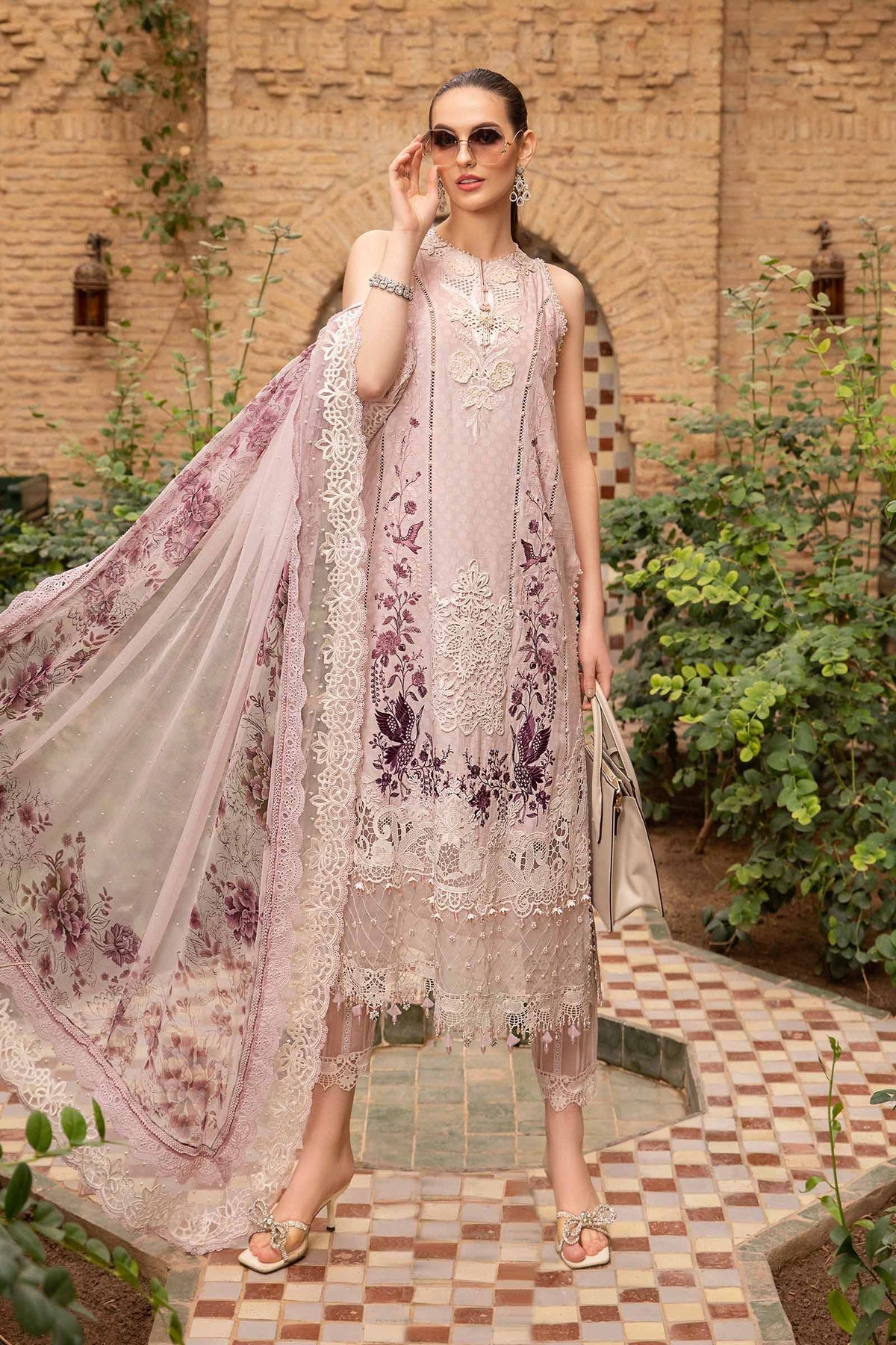 D-2414-A | Maria B | Voyage A Luxe X Tunisia Luxury Lawn 2024