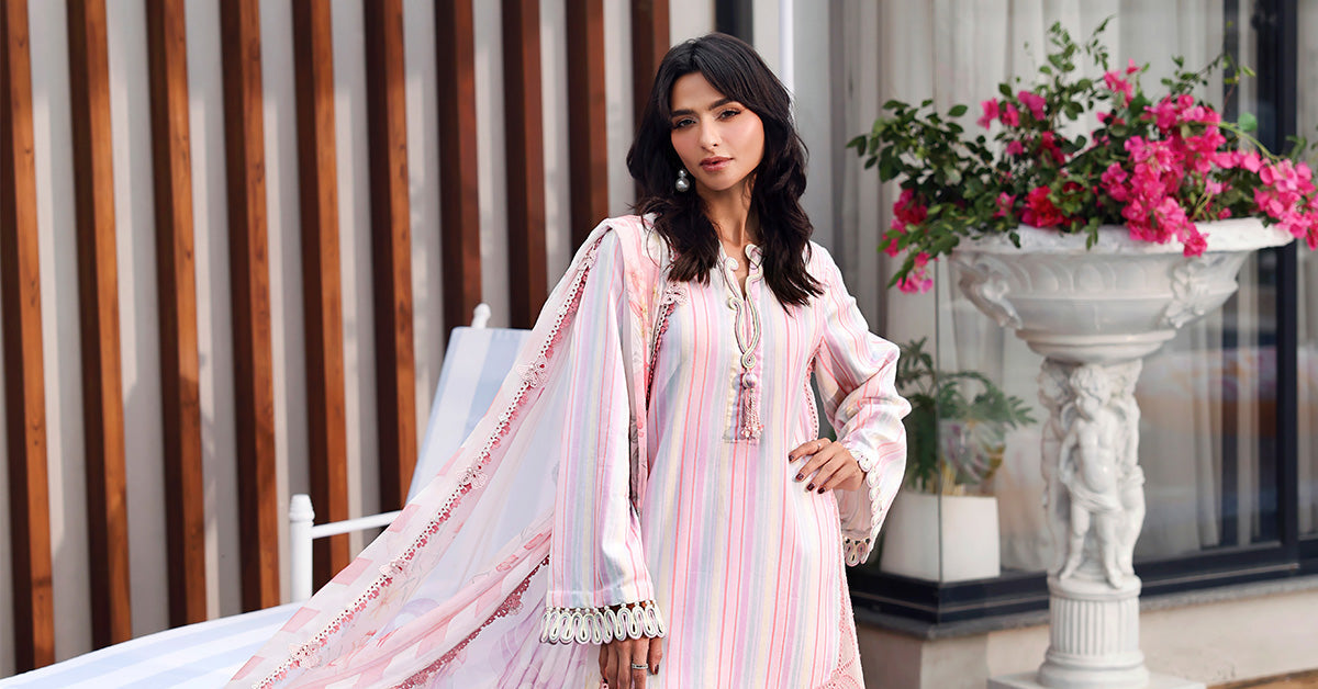 MPT-3002-A | Maria B  | Mprints Sun Club Eid Edit Lawn Collection 2026