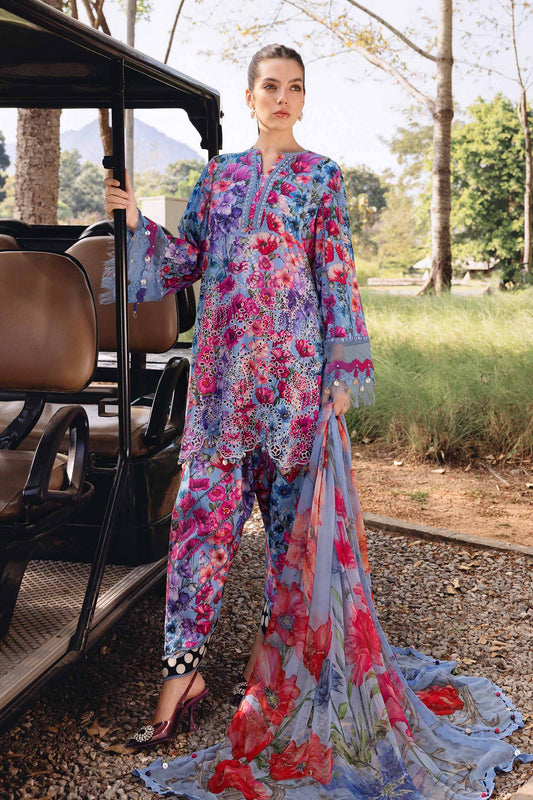 MPT-2902-B | Maria B |Safari Scape Mprints Spring Summer Lawn  Collection 2026