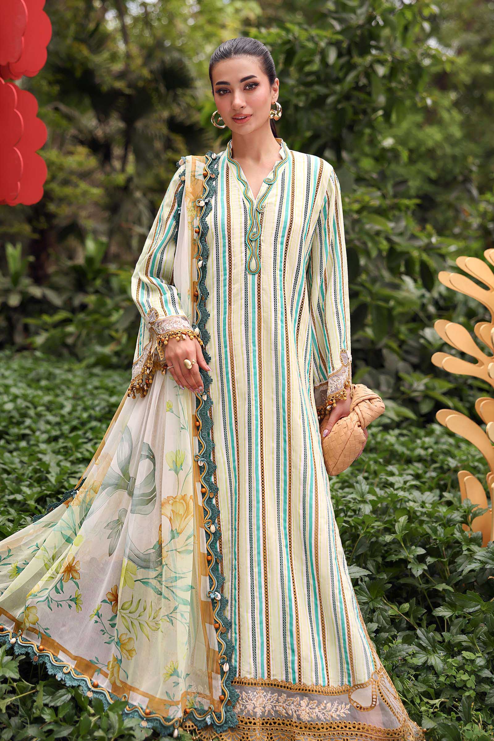 MPT-3002-B | Maria B  | Mprints Sun Club Eid Edit Lawn Collection 2026