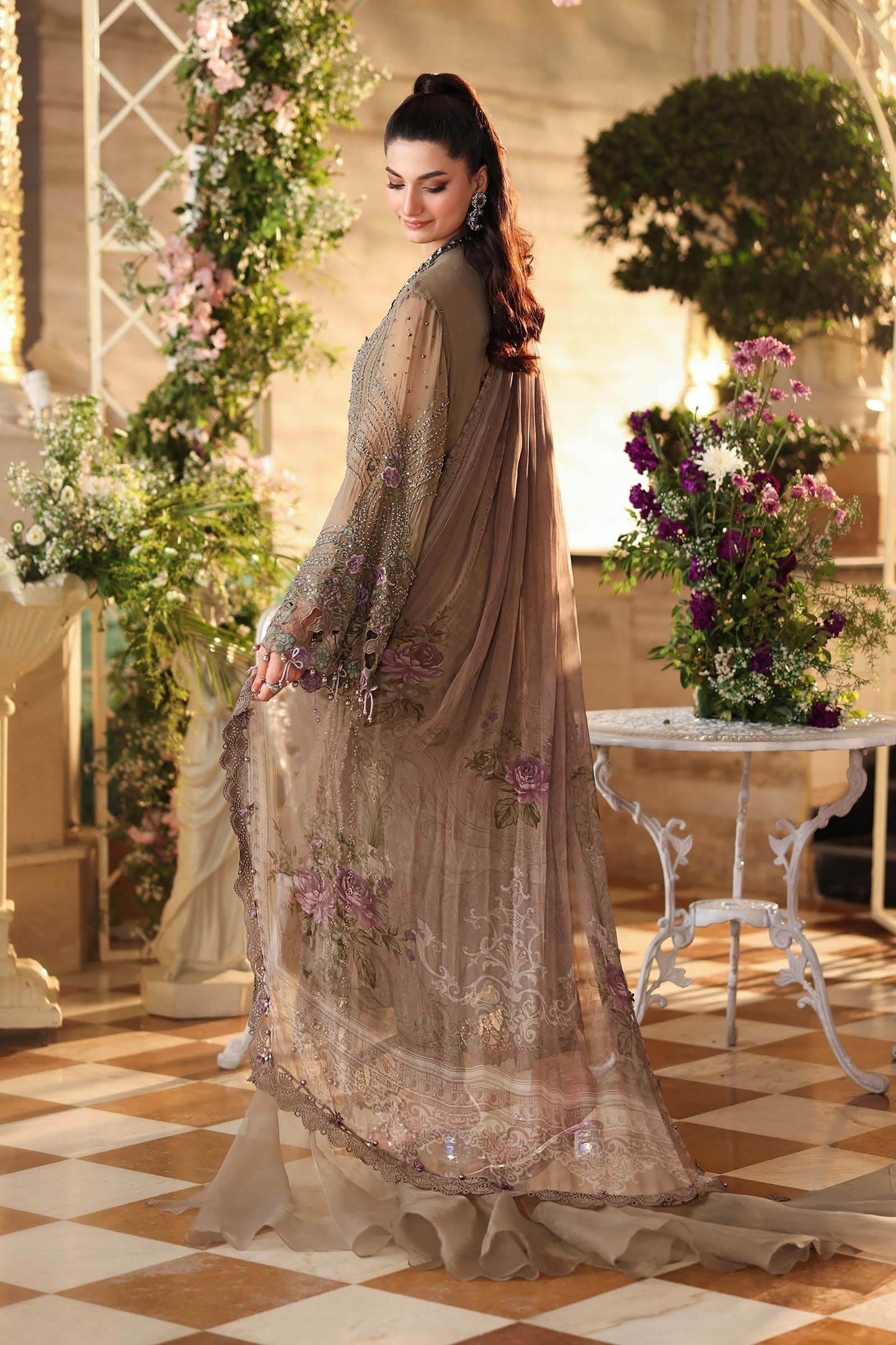 MPC-26-102 | Maria B | Tea Affair Embroidered Luxury Chiffon Collection 2026