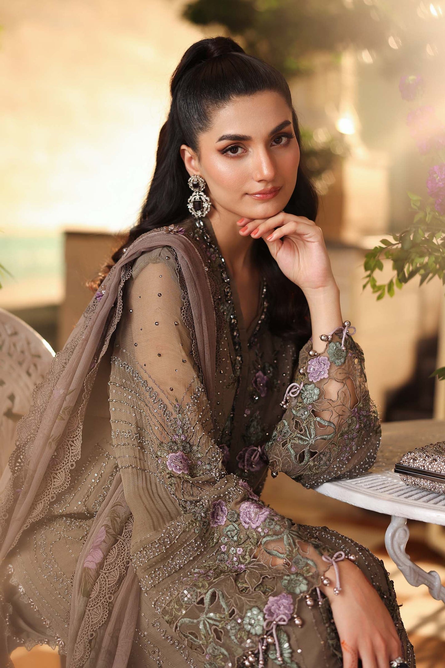 MPC-26-102 | Maria B | Tea Affair Embroidered Luxury Chiffon Collection 2026