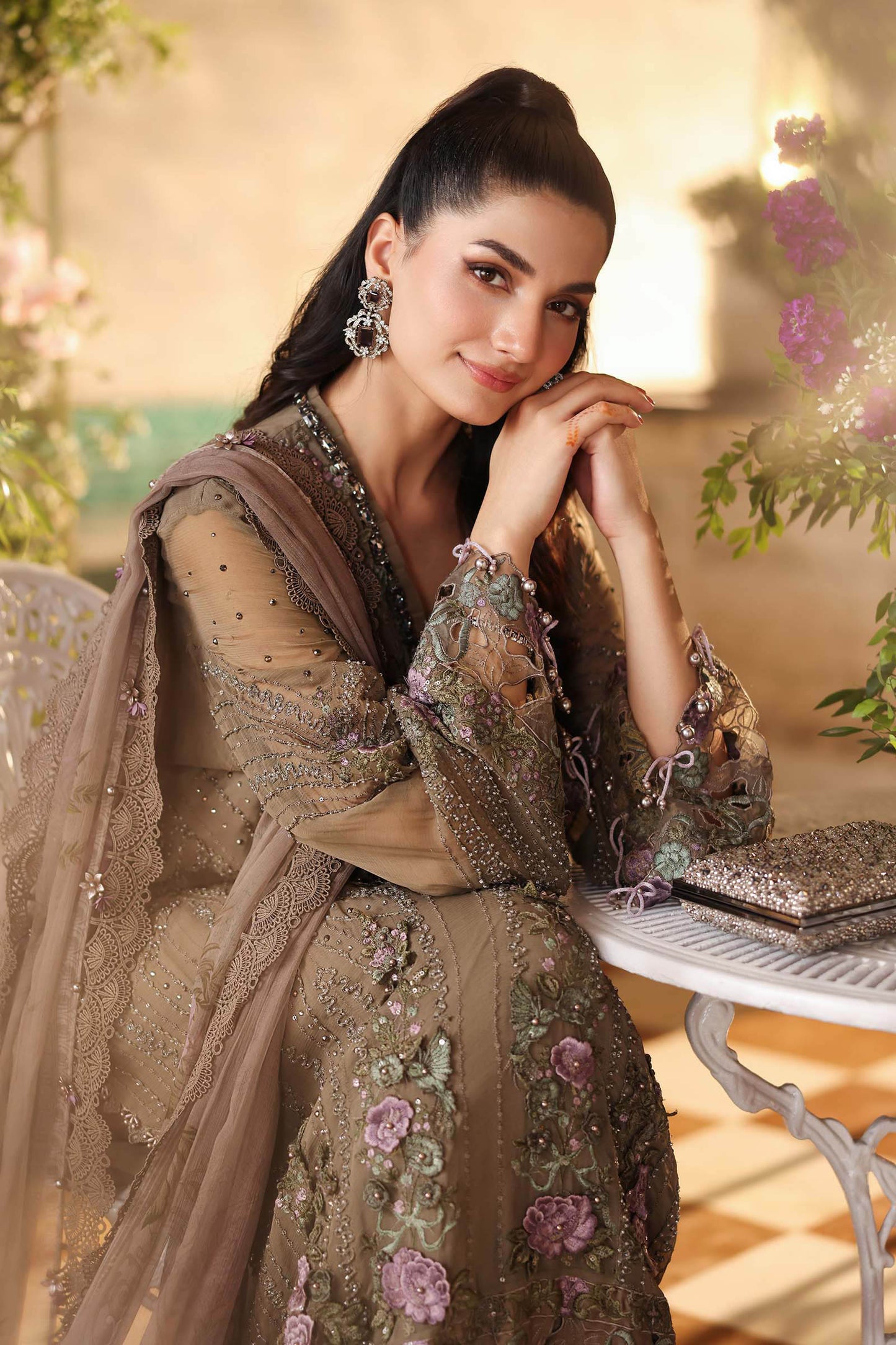 MPC-26-102 | Maria B | Tea Affair Embroidered Luxury Chiffon Collection 2026