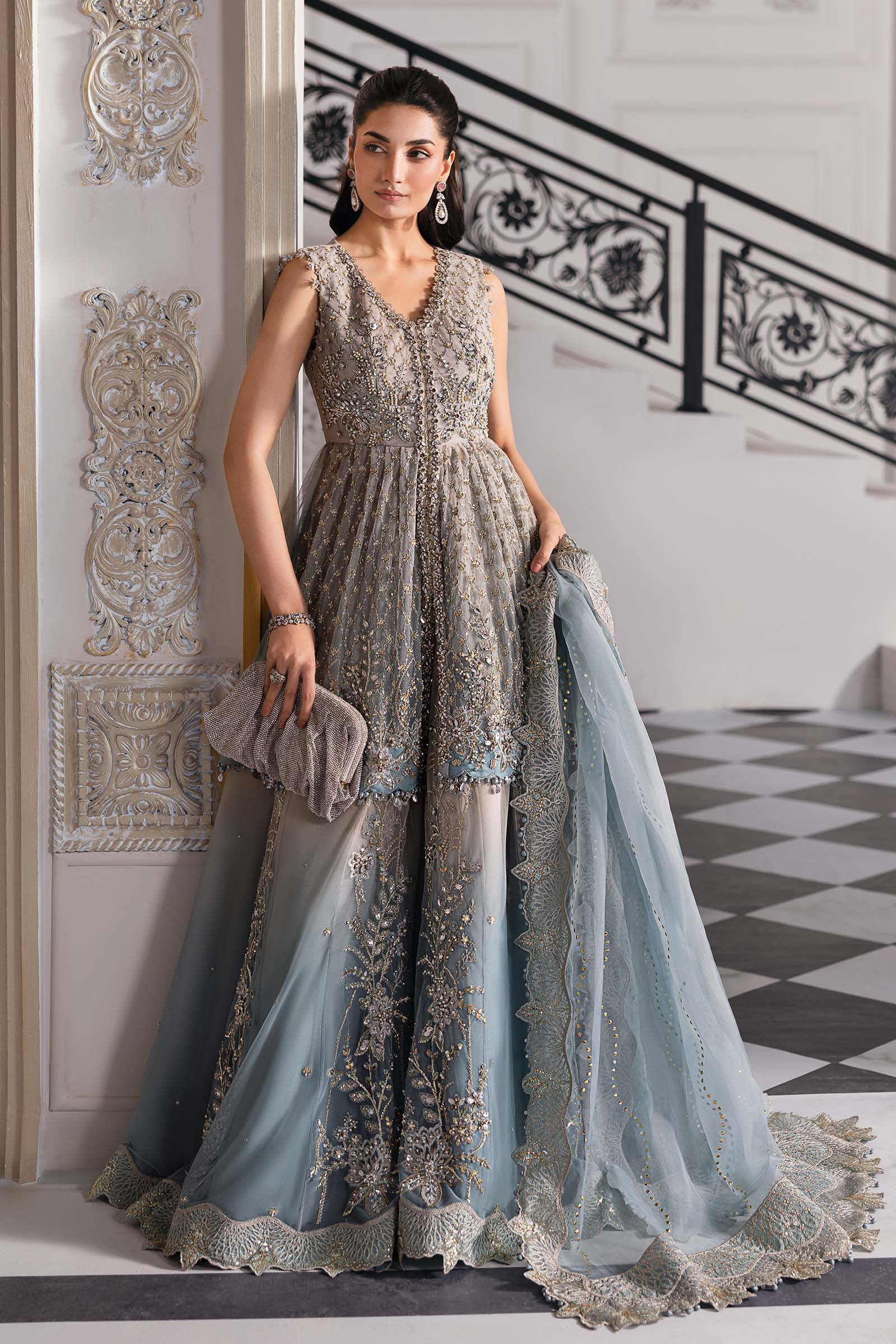 BD-3002 | Maria B | Mbroidered Wedding Collection 2025