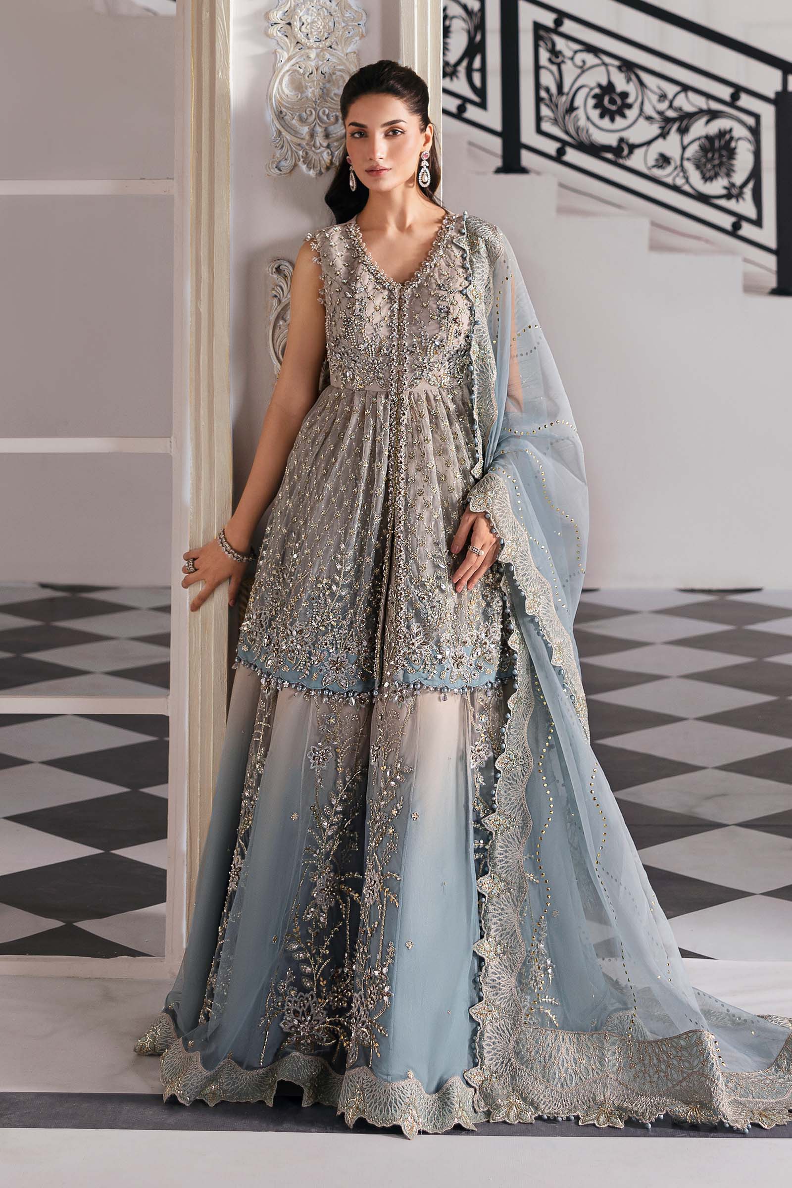 BD-3002 | Maria B | Mbroidered Wedding Collection 2025
